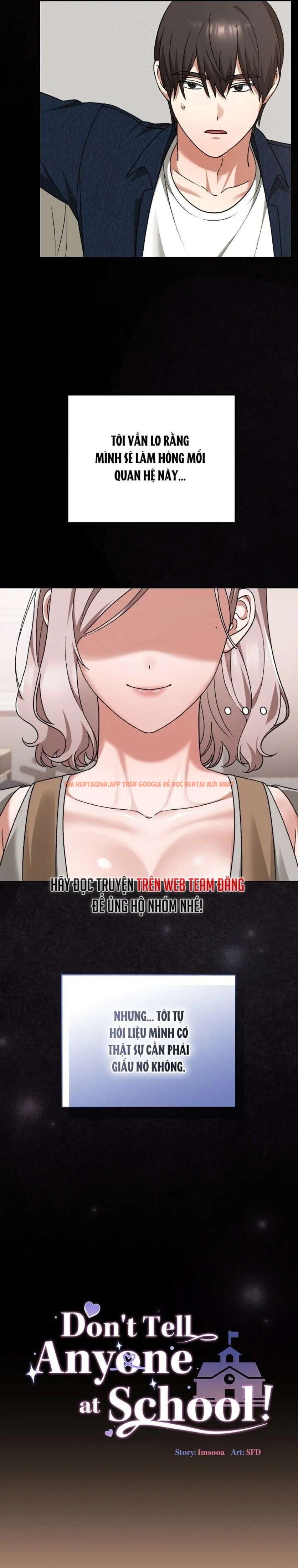 Xem ảnh [18+] Đừng Nói Với Ai Ở Trường! - Chapter 30 - 3 0 - Truyenhentaiz.net