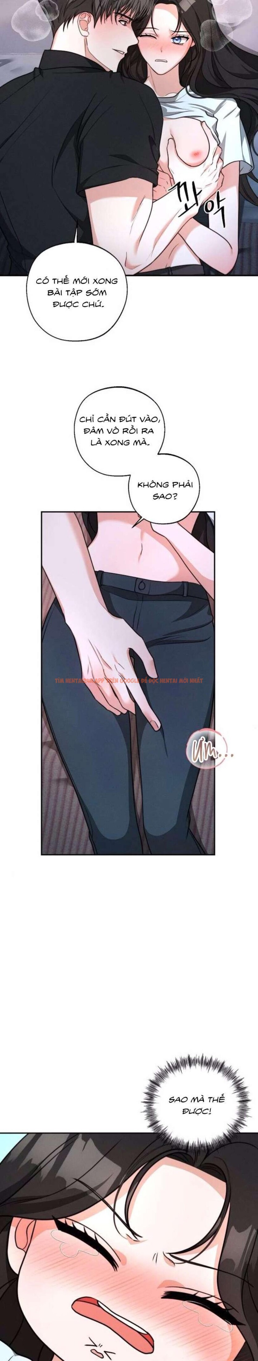 Trang truyện 1 2 trong truyện tranh [18+] Khi Làm Bài Tập Nhóm Với Hậu Bối Mình Ghét - Chap 1 - lxmanga.org