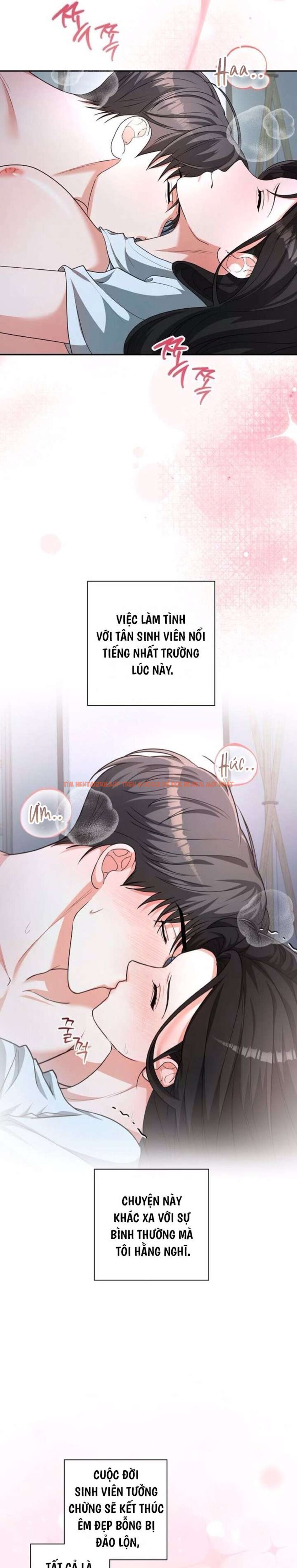 Trang truyện 3 0 trong truyện tranh [18+] Khi Làm Bài Tập Nhóm Với Hậu Bối Mình Ghét - Chap 1 - lxmanga.org