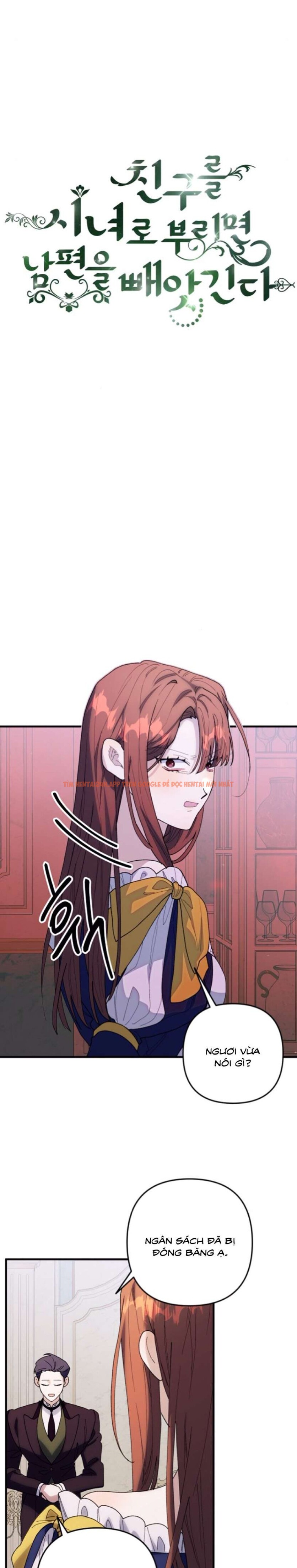 Xem ảnh 2 0 trong truyện hentai [18+] Nếu Để Bạn Thân Làm Thị Nữ Thì Sẽ Bị Cướp Chồng - Chapter 5 - hentaitvn.net