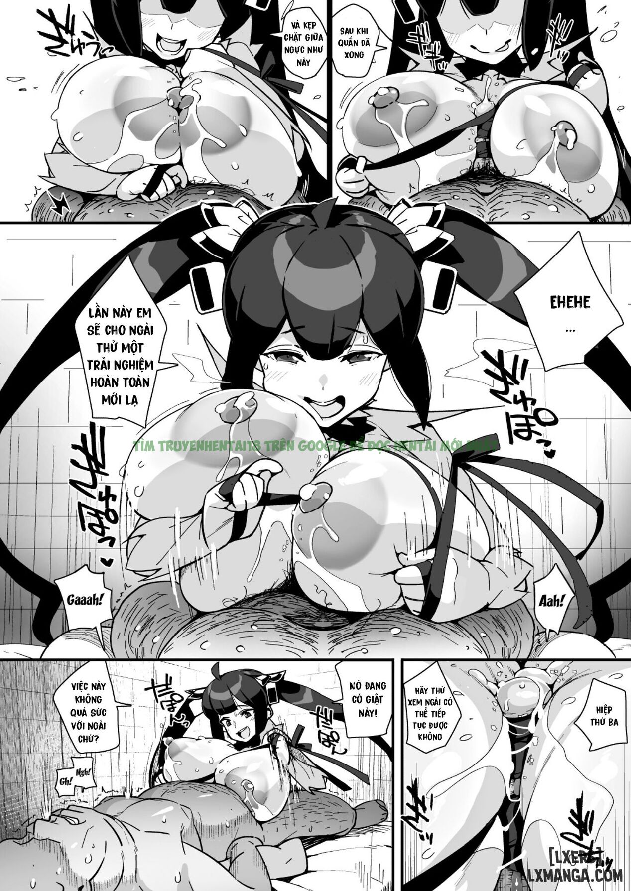 Xem ảnh 55 trong truyện hentai [Entelekheia (Chirumakuro)] Himogami-sama To Hitobanchuu Taiekikoukan | Spending The Whole Night Exchanging Bodily Fluids With The String Goddess (Dungeon Ni Deai O Motomeru No Wa Machigatteiru Darou Ka) - Chap 1 - truyenhentai18.net