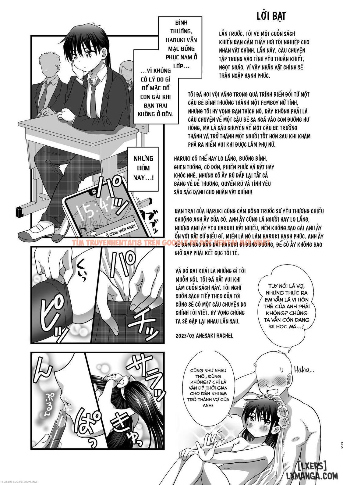 Trang truyện 26 69c0b6993a0e3 trong truyện tranh [ohanabatake Typhoon (anesaki Rachel)] Ore Ga Omae No Kanojo Ni Naru Made | Becoming Your Girlfriend - Chap 1 - www.lxmanga.org