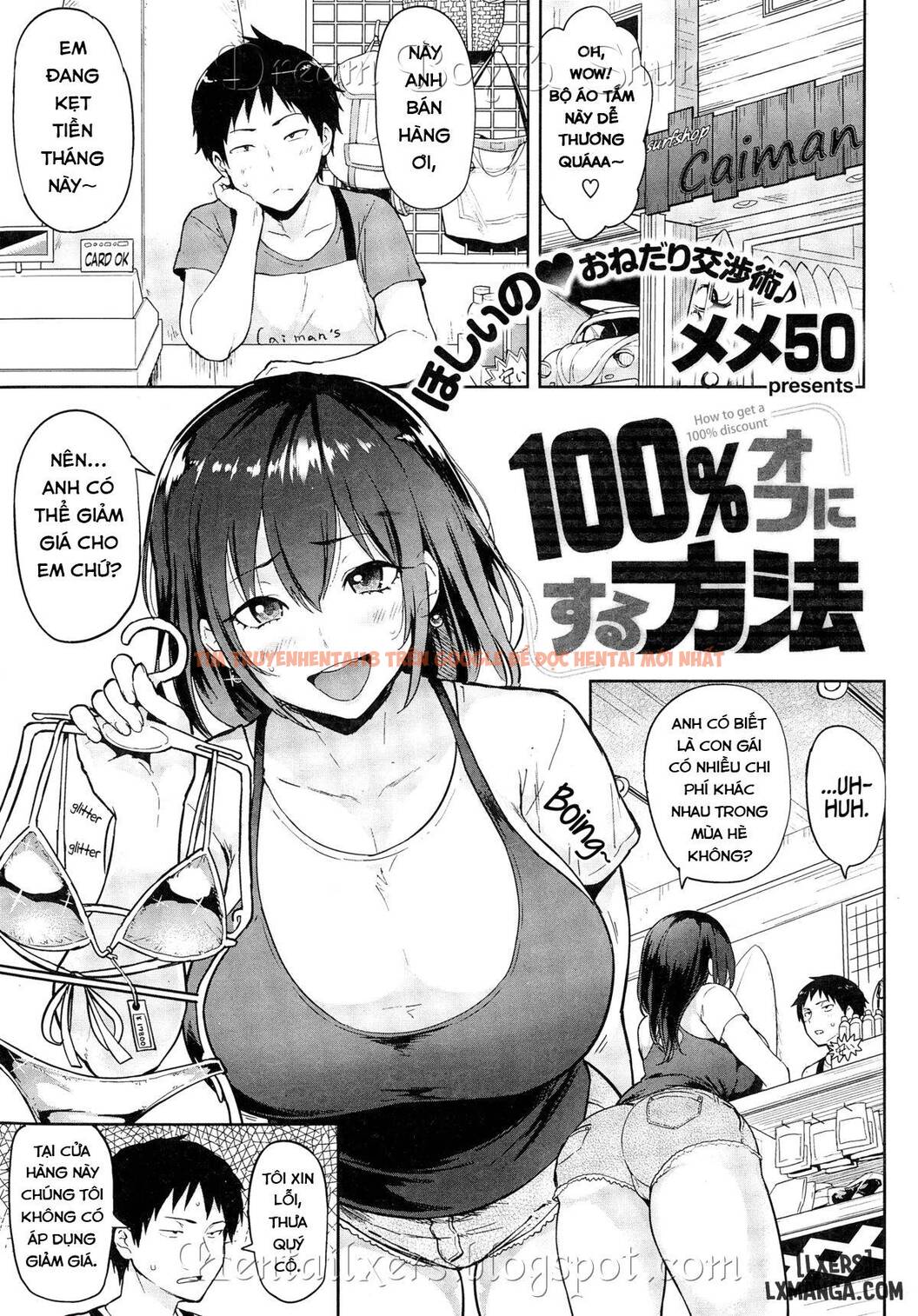 Trang truyện 0 trong truyện tranh 100% Off Ni Suru Houhou - One Shot - hentai24h.pro
