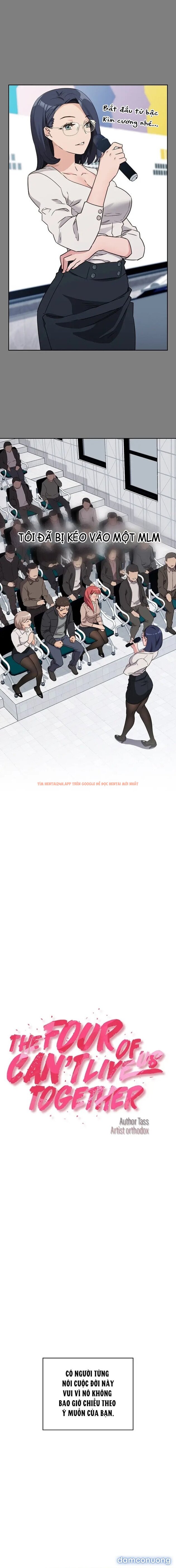 Trang truyện 2 trong truyện tranh 4 Chúng Tôi Không Thể Sống Cùng Nhau - Chapter 1 - truyenhentai18.net