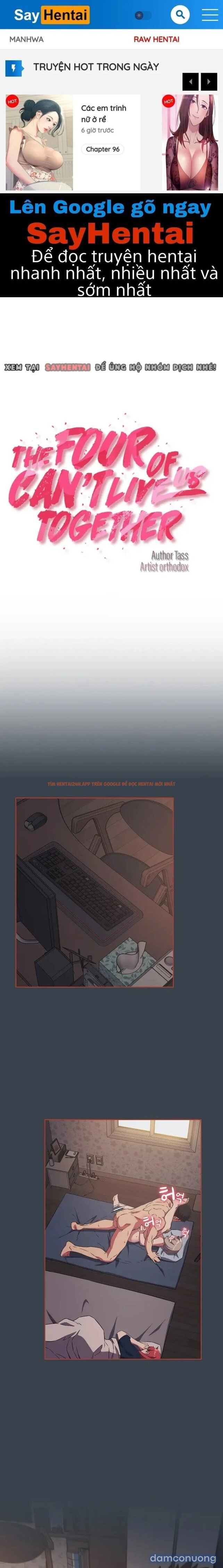 Trang truyện 1 trong truyện tranh 4 Chúng Tôi Không Thể Sống Cùng Nhau - Chap 8 - www.lxmanga.org