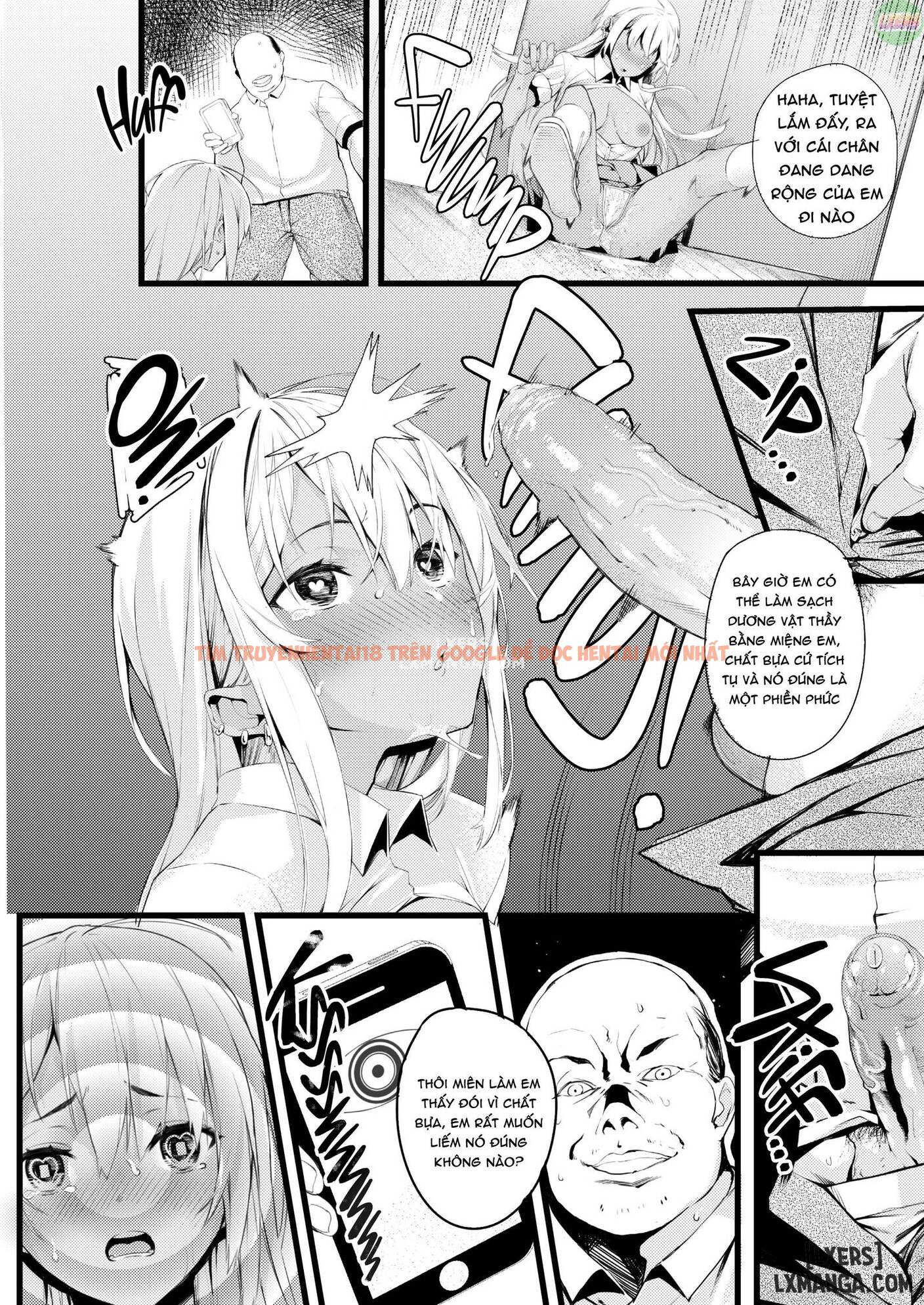Xem ảnh 8 trong truyện hentai A Gyaru's Hypnosis Training From A Dirty Old Man - One Shot - hentaitvn.net