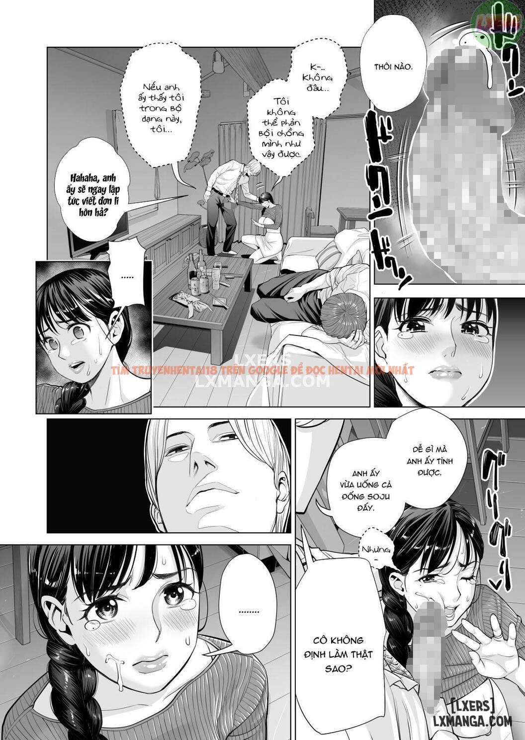 Xem ảnh 12 trong truyện hentai (NTR) Bà Vợ Nội Trợ Bị Đồng Nghiệp Hiếp Dâm Khi Chồng Say Rượu - Chapter 2 END - hentaitvn.net