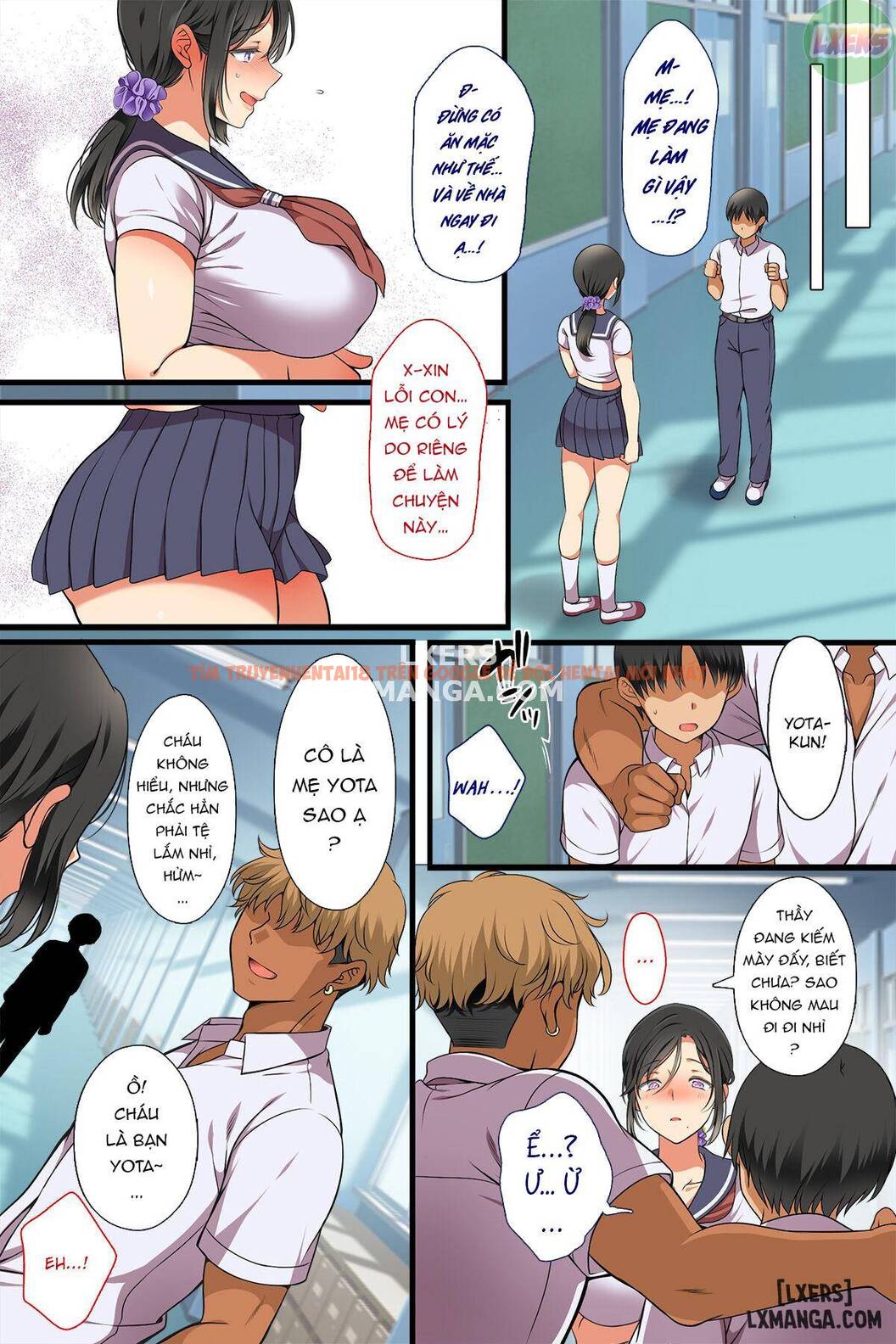 Trang truyện 10 trong truyện tranh A Milf Became A Classmate - One shot - www.lxmanga.org