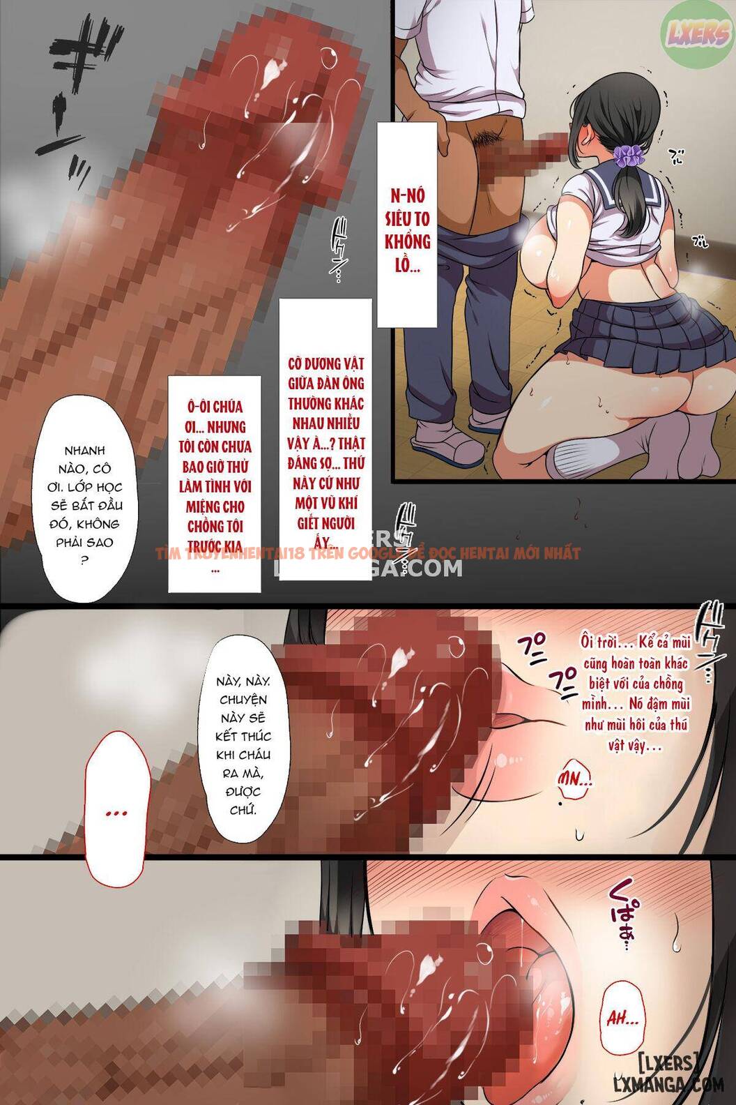 Trang truyện 18 trong truyện tranh A Milf Became A Classmate - One shot - www.lxmanga.org