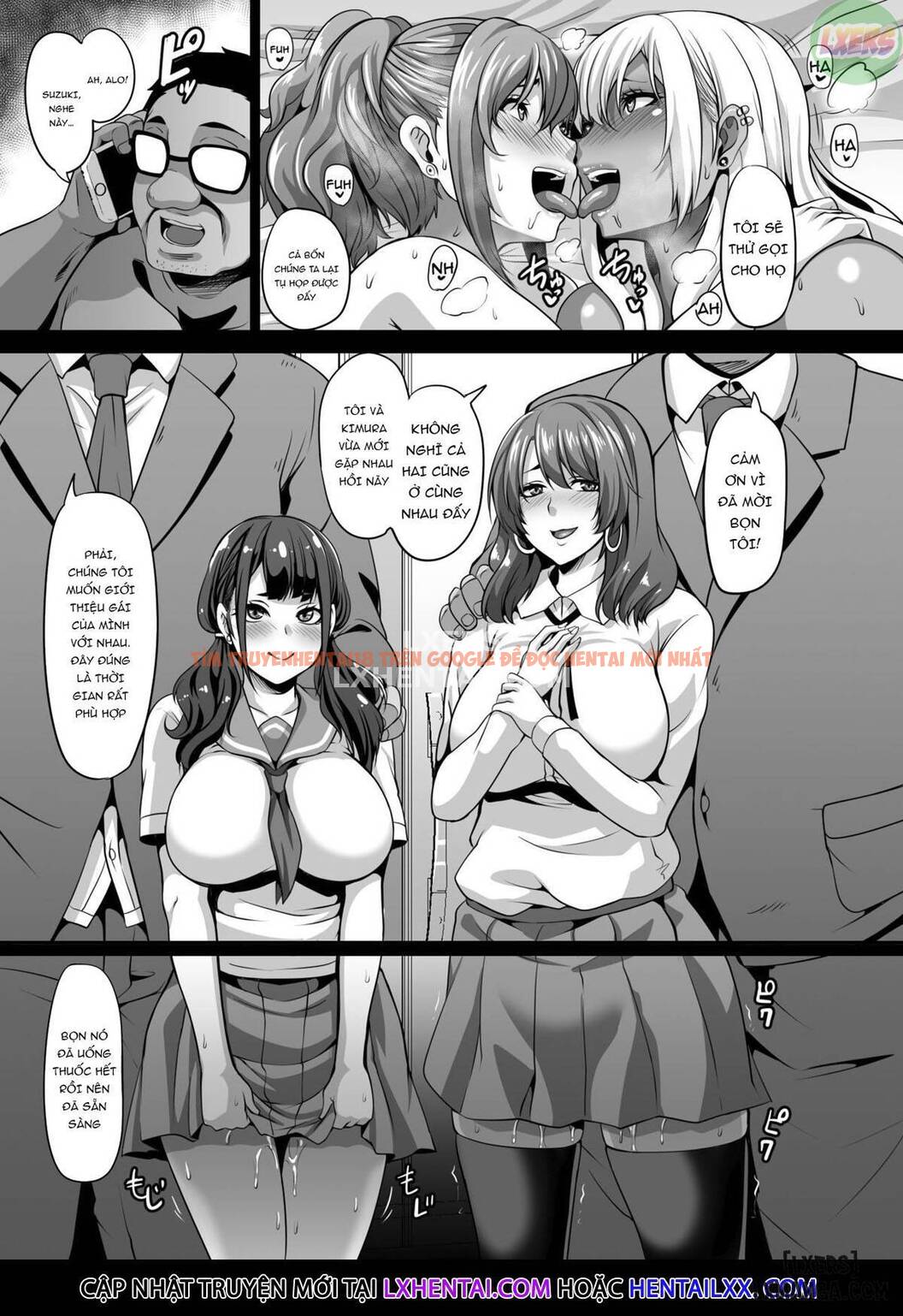 Xem ảnh 34 trong truyện hentai A Sugar Daddy And The Gyaru Girls He Pays To Have An Orgy With Him - One Shot - hentaitvn.net