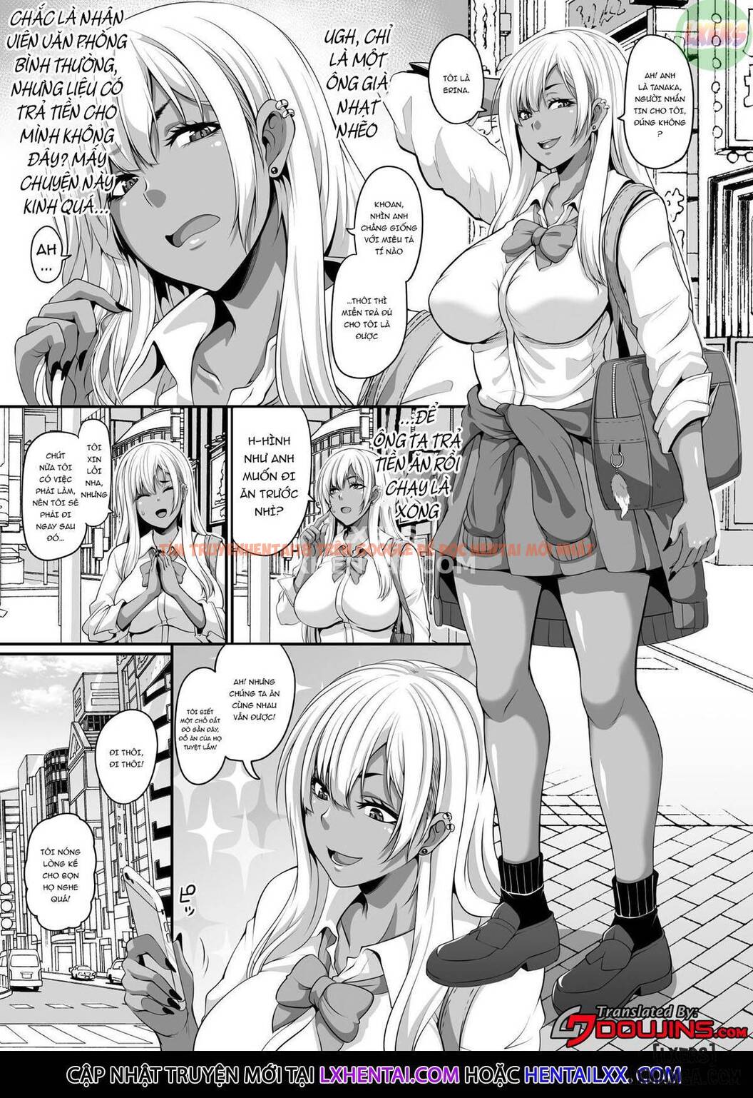 Xem ảnh 5 trong truyện hentai A Sugar Daddy And The Gyaru Girls He Pays To Have An Orgy With Him - One Shot - hentaitvn.net