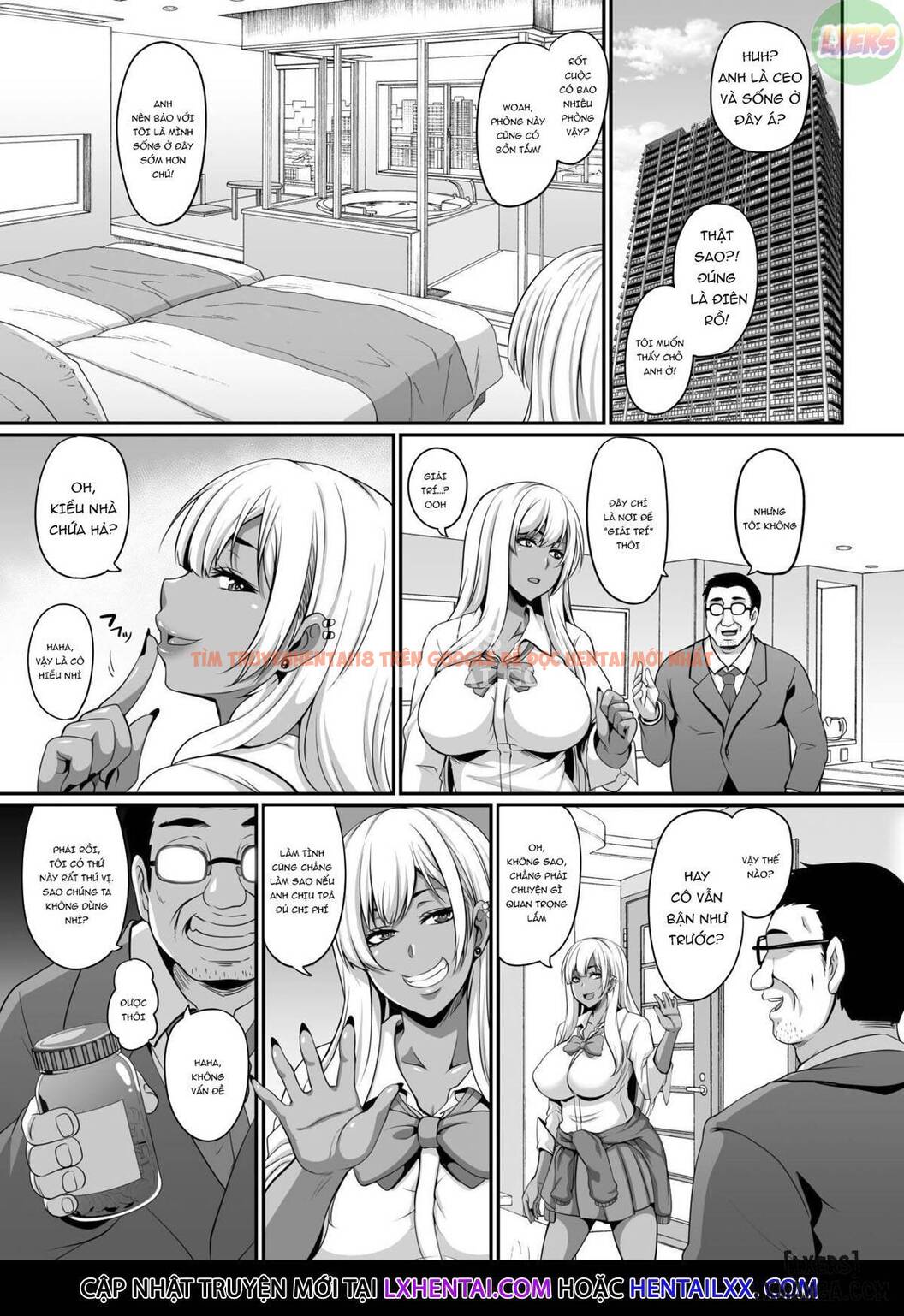 Xem ảnh 6 trong truyện hentai A Sugar Daddy And The Gyaru Girls He Pays To Have An Orgy With Him - One Shot - hentaitvn.net