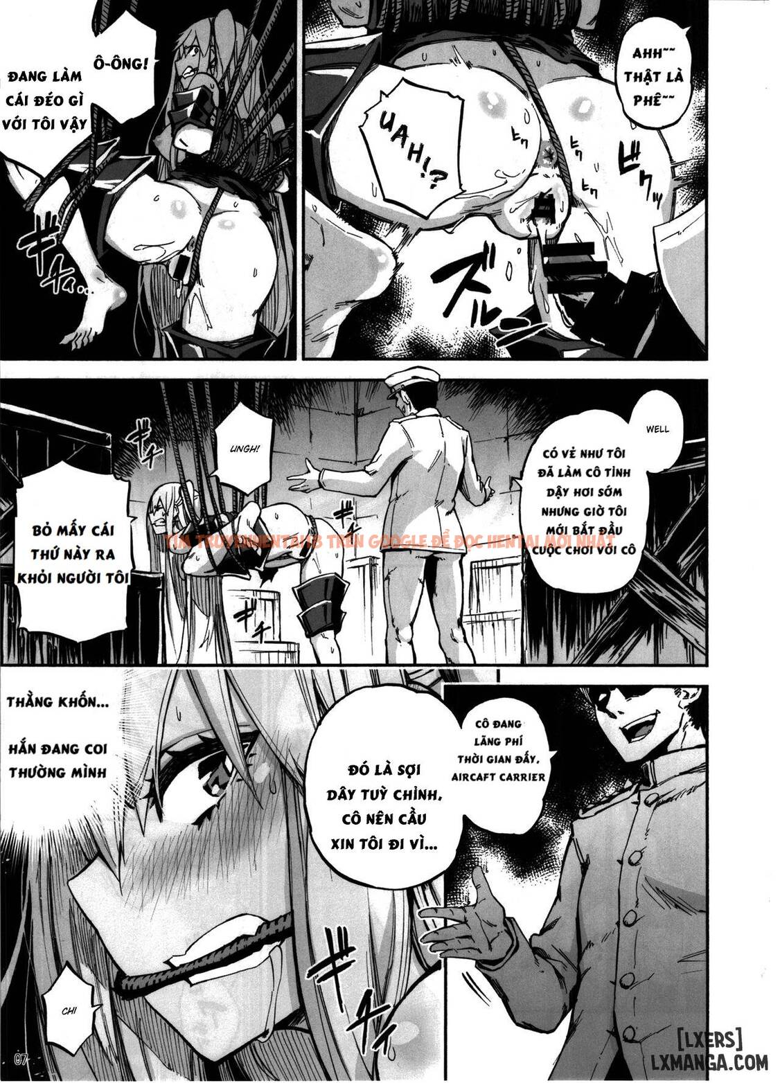 Trang truyện 4 trong truyện tranh Aircraft Carrier Bondage - One Shot - lxmanga.org