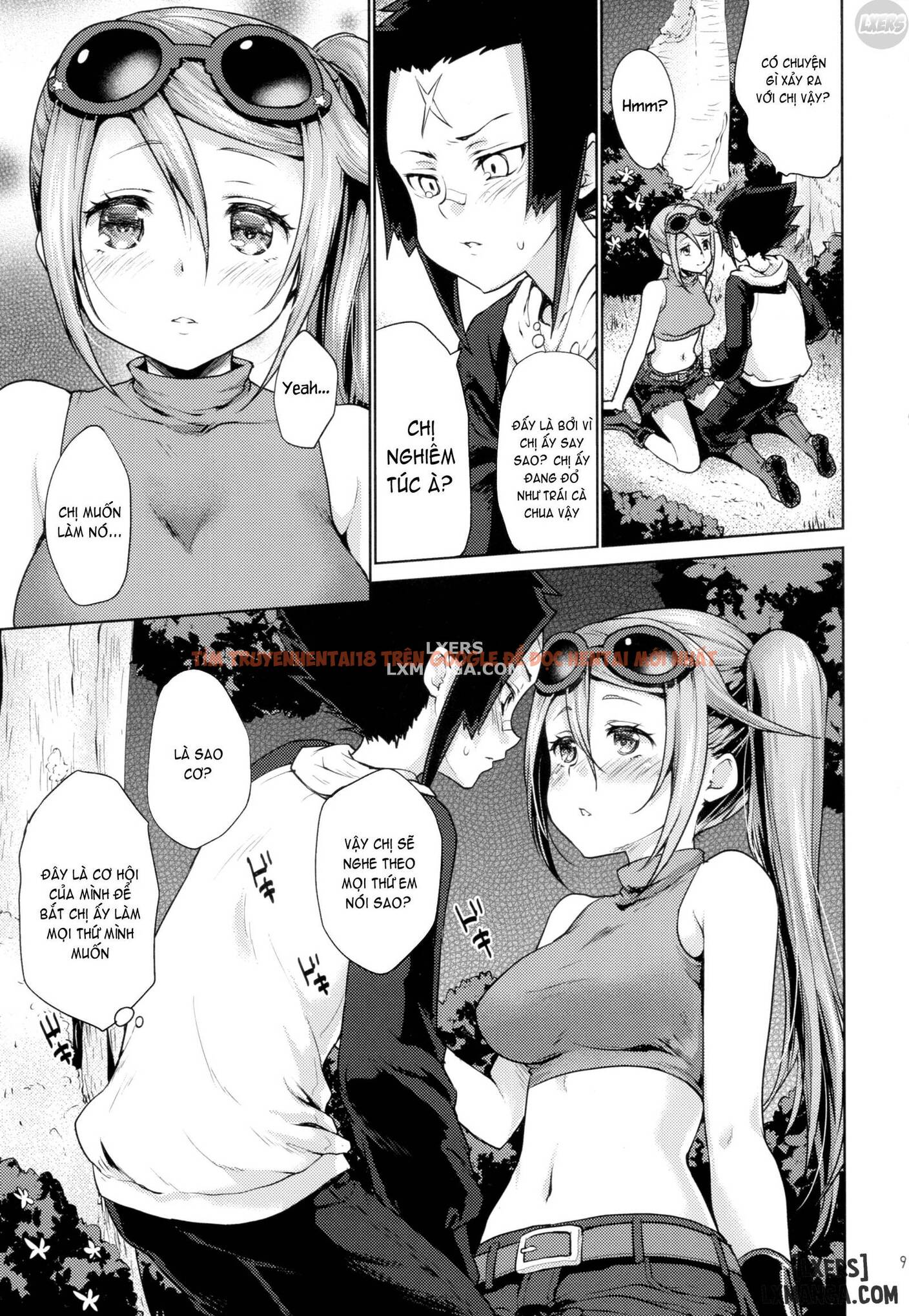 Trang truyện 8 trong truyện tranh Hentai Em Gái Mặt Đỏ Dâm Tặc - One Shot - www.truyentvn.net