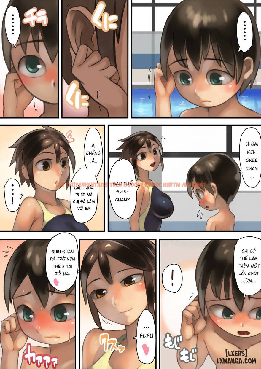 Xem ảnh 34 trong truyện hentai Asoko Ga Ookikute Nayandeiru Shota To Itoko No Onee-San - One Shot - hentaitvn.net