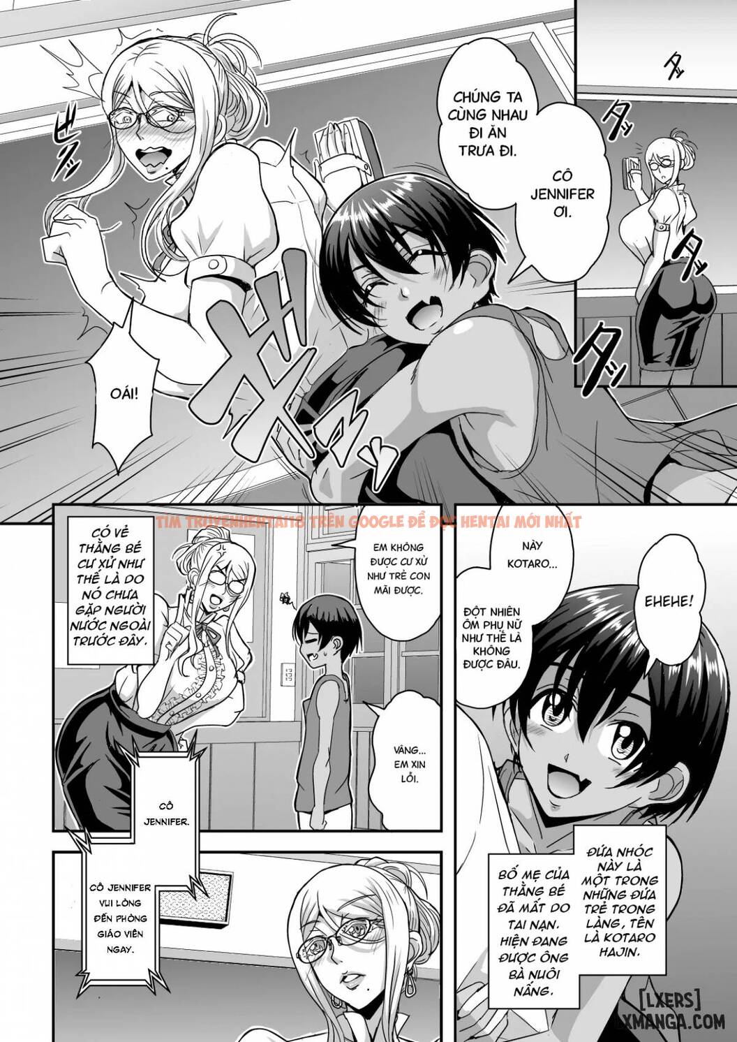 Trang truyện 2 trong truyện tranh Vú To Tóc Vàng Ngoại Quốc Có Anh Chồng Bé Nhỏ - One Shot - hentai24h.pro