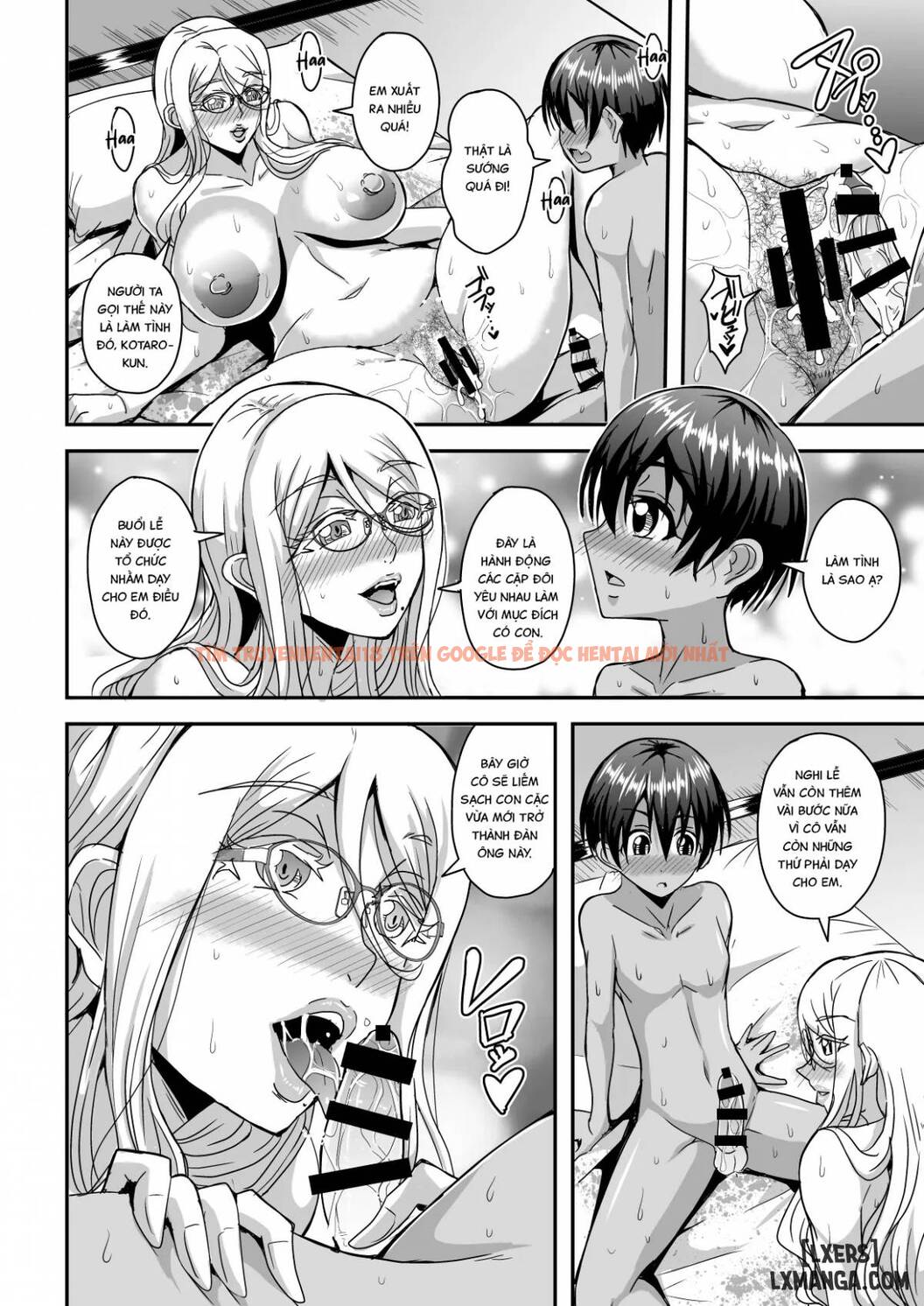 Trang truyện 24 trong truyện tranh Vú To Tóc Vàng Ngoại Quốc Có Anh Chồng Bé Nhỏ - One Shot - hentai24h.pro