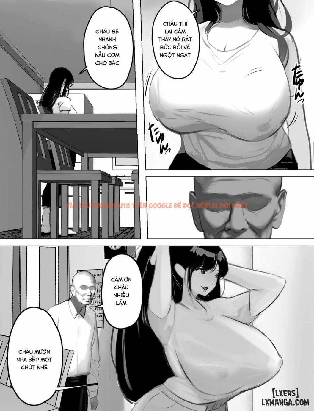 Trang truyện 3 trong truyện tranh Bakunyuu Home Helper No Ecchi Na Houmon Kaigo - One Shot - hentai24h.pro