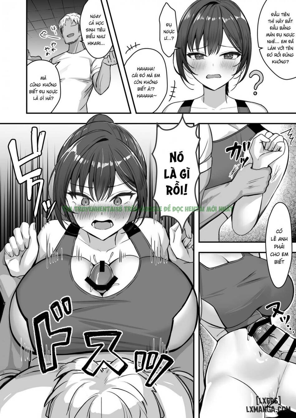 Xem ảnh 14 trong truyện hentai Bakunyuu Na Rikujoubu No Kanojo, Senpai Ni Wa Sakaraemasen - One Shot - truyenhentai18.pro