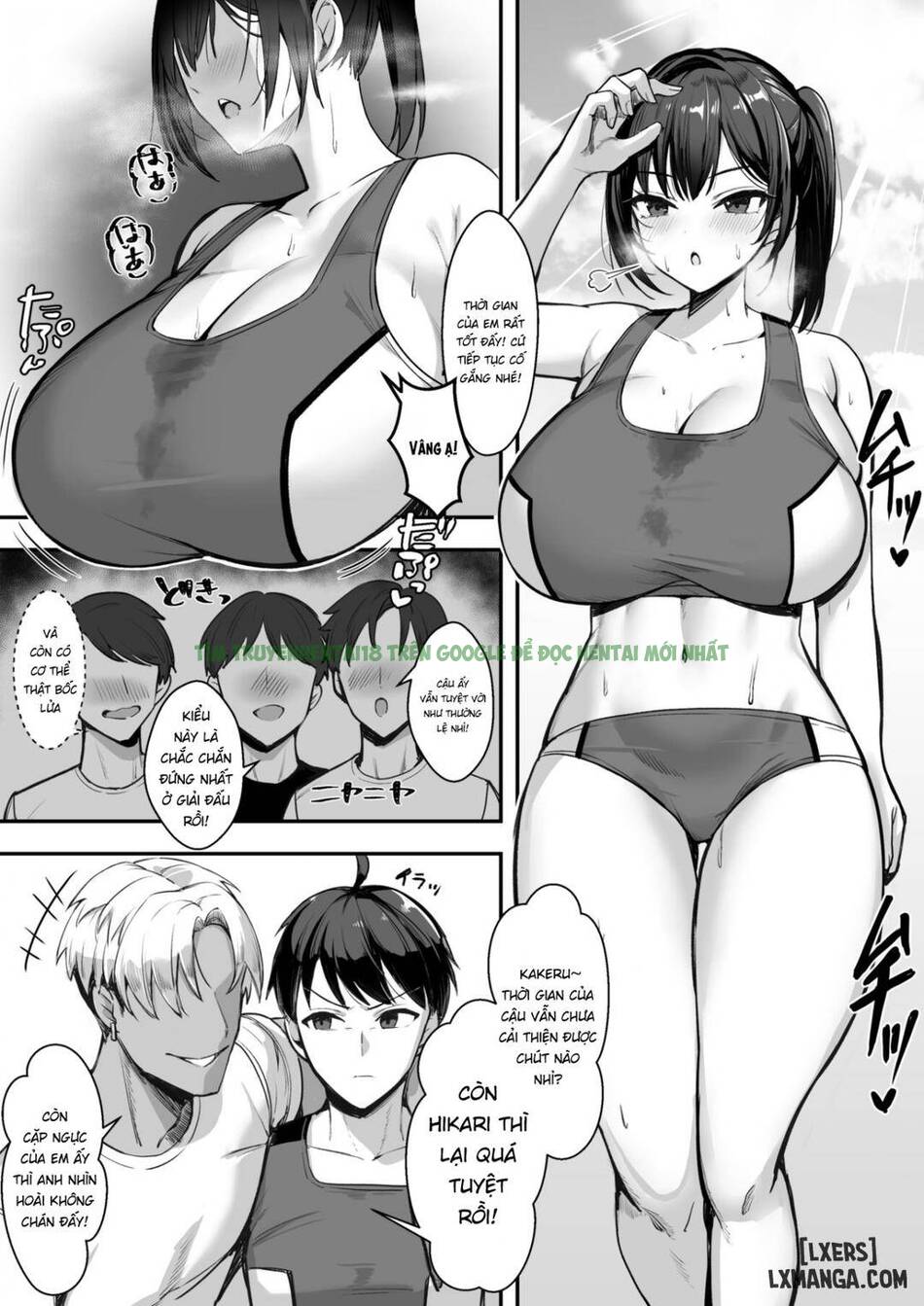 Xem ảnh 3 trong truyện hentai Bakunyuu Na Rikujoubu No Kanojo, Senpai Ni Wa Sakaraemasen - One Shot - truyenhentai18.pro