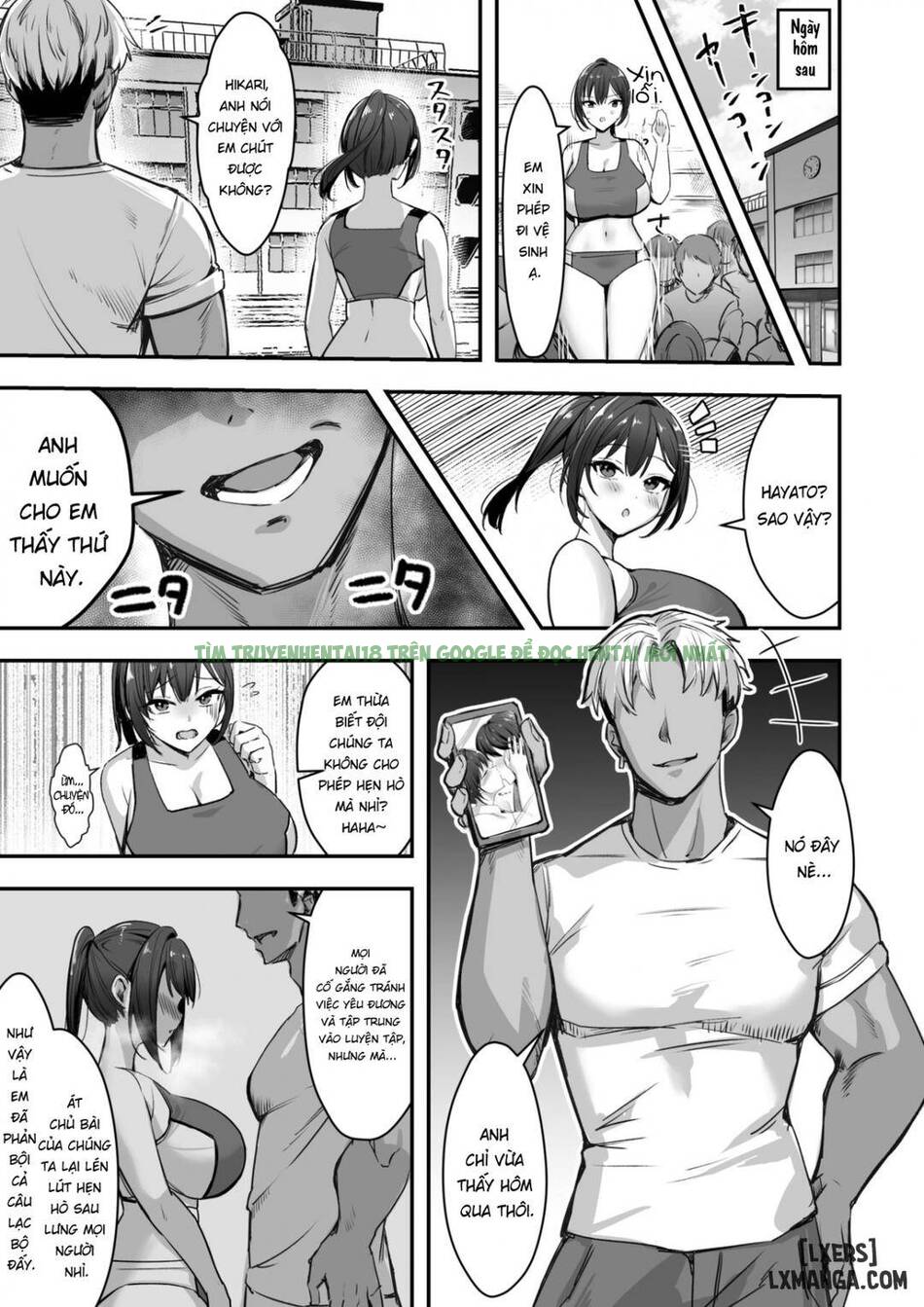 Xem ảnh 7 trong truyện hentai Bakunyuu Na Rikujoubu No Kanojo, Senpai Ni Wa Sakaraemasen - One Shot - truyenhentai18.pro