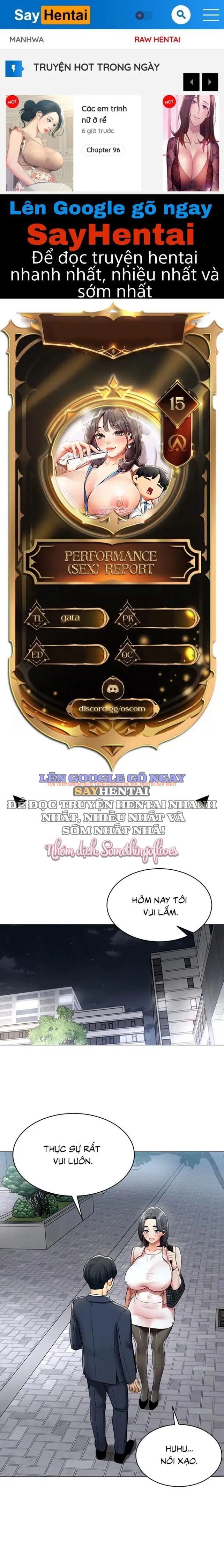 Xem ảnh Báo Cáo Hiệu Suất (tình Dục) - Chapter 15 - 1 - Truyenhentaiz.net