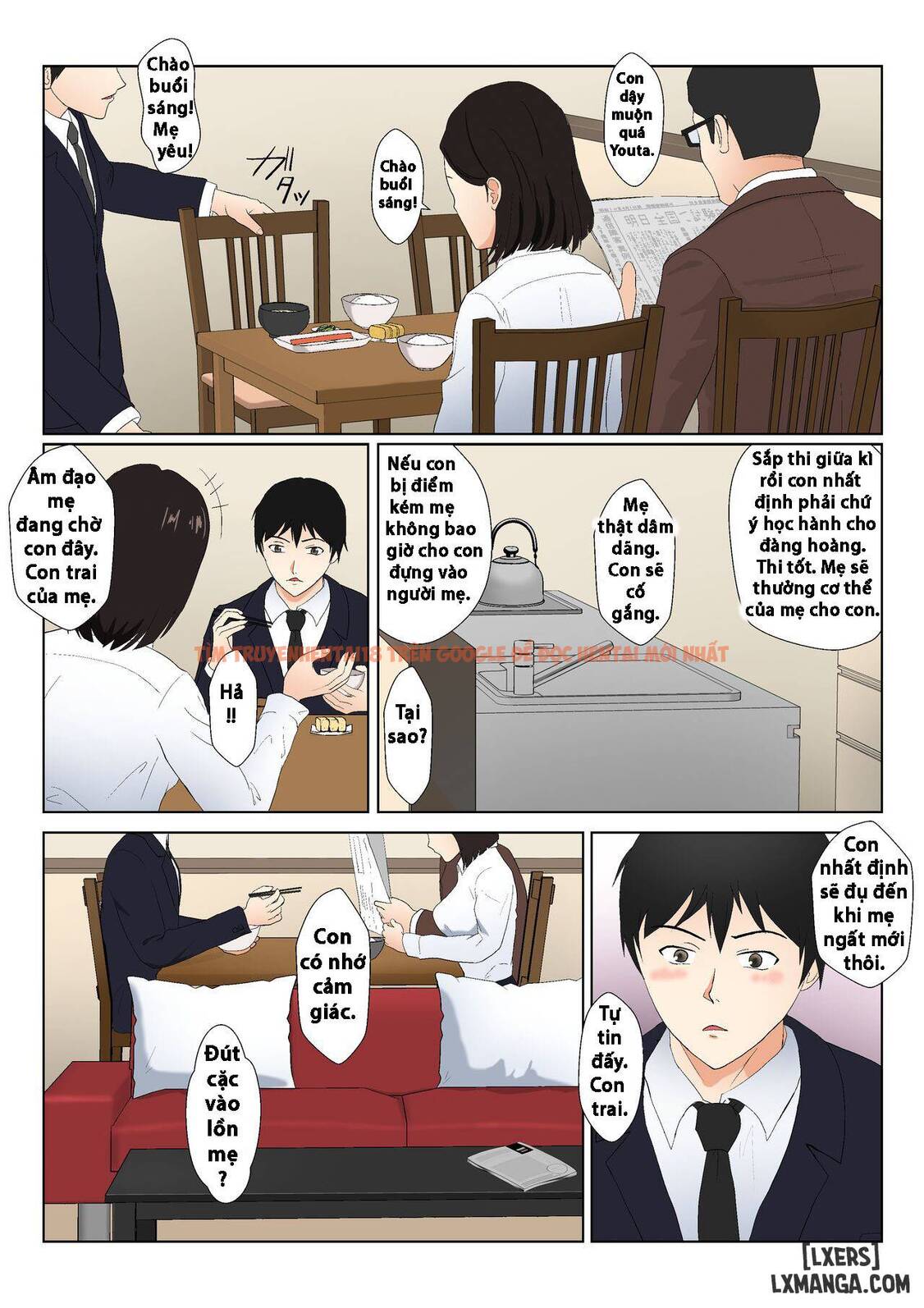 Trang truyện 5 trong truyện tranh Baricare Kaa-san Ga Dqn Ni Netorareta Vol.1 - Chap 2 Màu ( Lời thoại hàng ngày không theo nguyên tác) - lxmanga.org