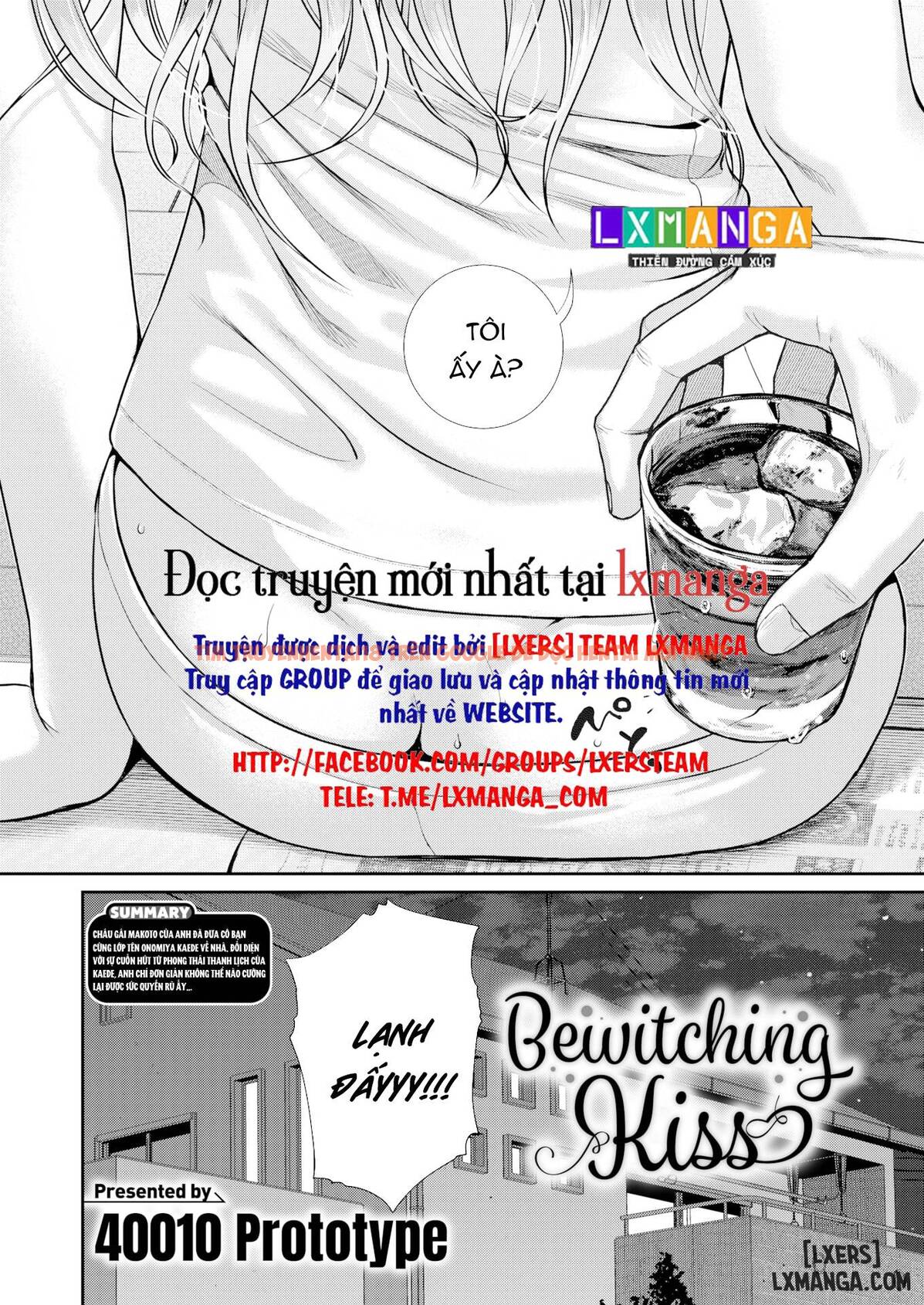Trang truyện 1 68a5342324856 trong truyện tranh Bewitching Kiss - One Shot - www.lxmanga.org