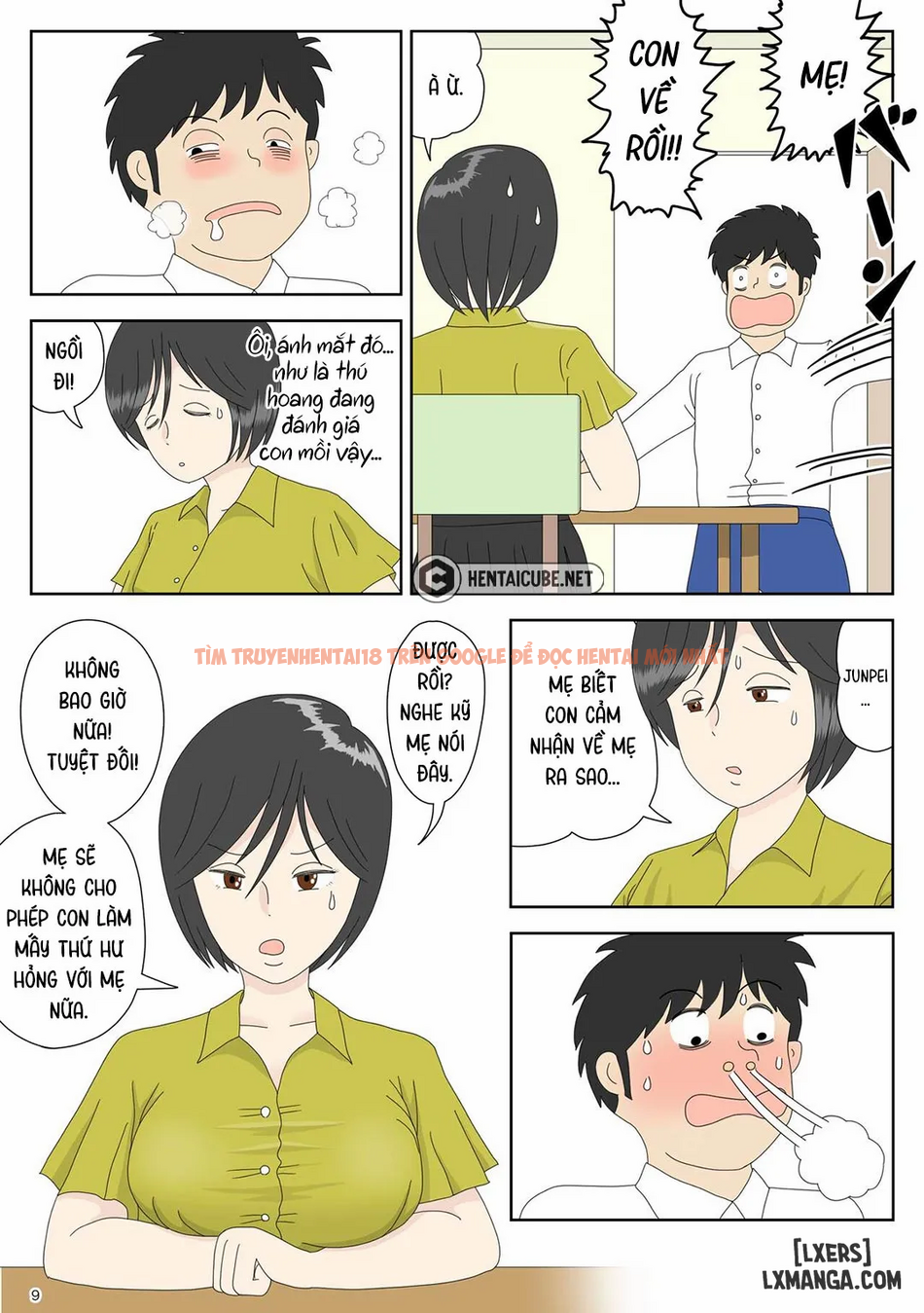 Xem ảnh page_010 trong truyện hentai Bị Mẹ Phát Hiện Đang Rình Trộm Thủ Dâm [Onaneta Kaa-san; Masturbating To Mom] - Chapter 3 Đỉnh cao sung sướng - hentaitvn.net