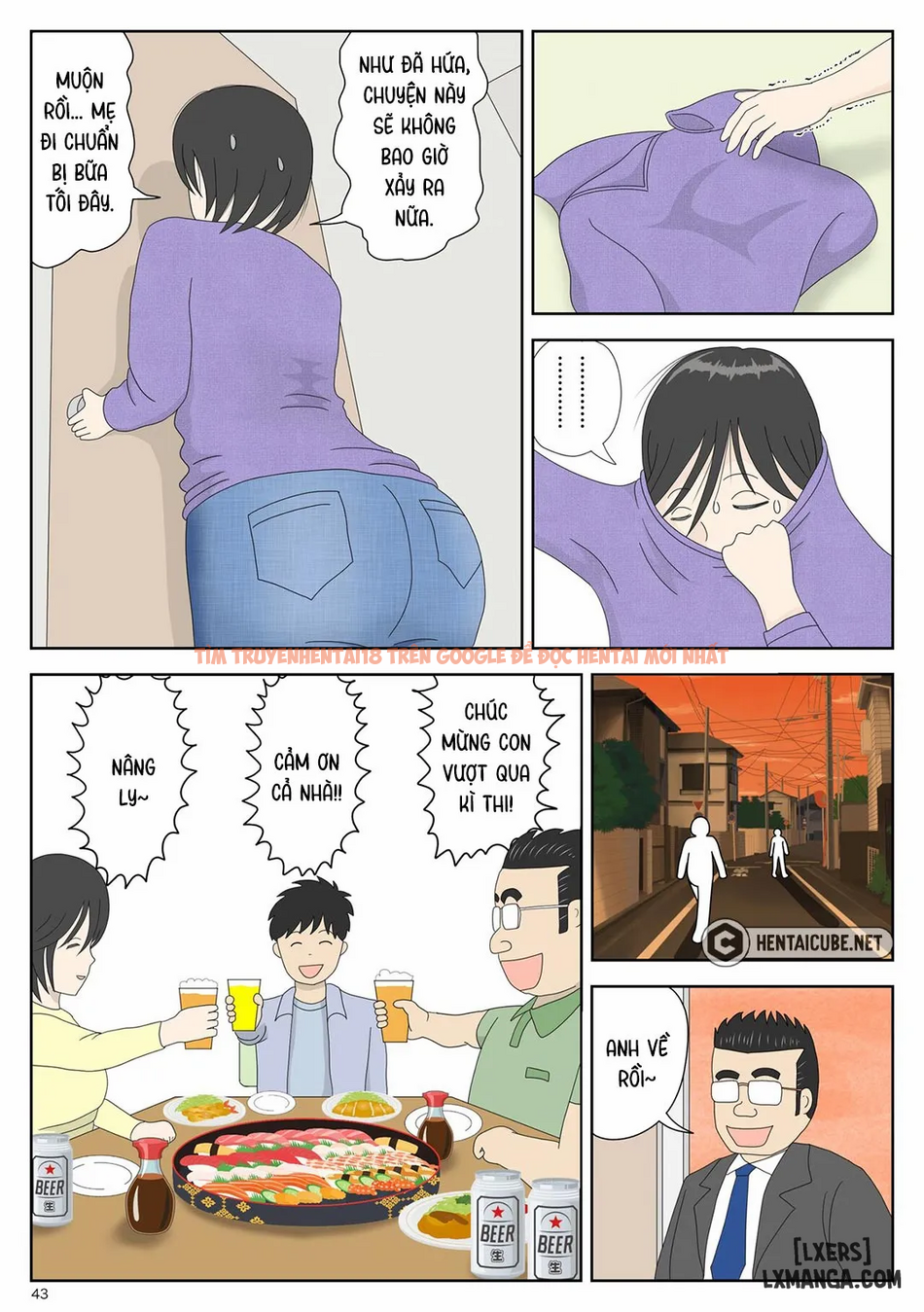 Xem ảnh page_044 trong truyện hentai Bị Mẹ Phát Hiện Đang Rình Trộm Thủ Dâm [Onaneta Kaa-san; Masturbating To Mom] - Chapter 3 Đỉnh cao sung sướng - hentaitvn.net