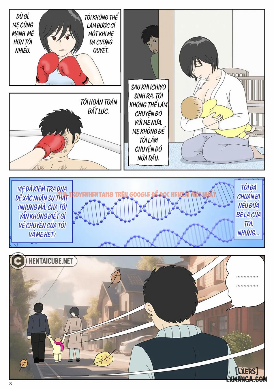 Xem ảnh page_004 trong truyện hentai Bị Mẹ Phát Hiện Đang Rình Trộm Thủ Dâm [Onaneta Kaa-san; Masturbating To Mom] - Chapter 5 Sau cuối | Hết - hentaitvn.net