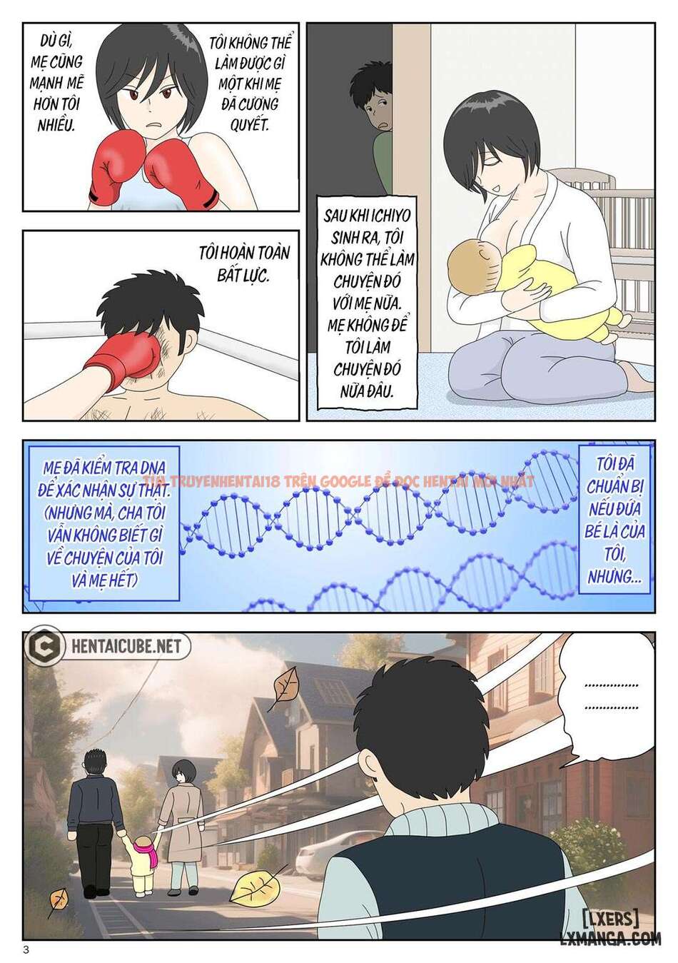 Xem ảnh page_004 trong truyện hentai Bị Mẹ Phát Hiện Đang Rình Trộm Thủ Dâm [Onaneta Kaa-san; Masturbating To Mom] - Chapter 51 Sau cuối Hết - hentaitvn.net