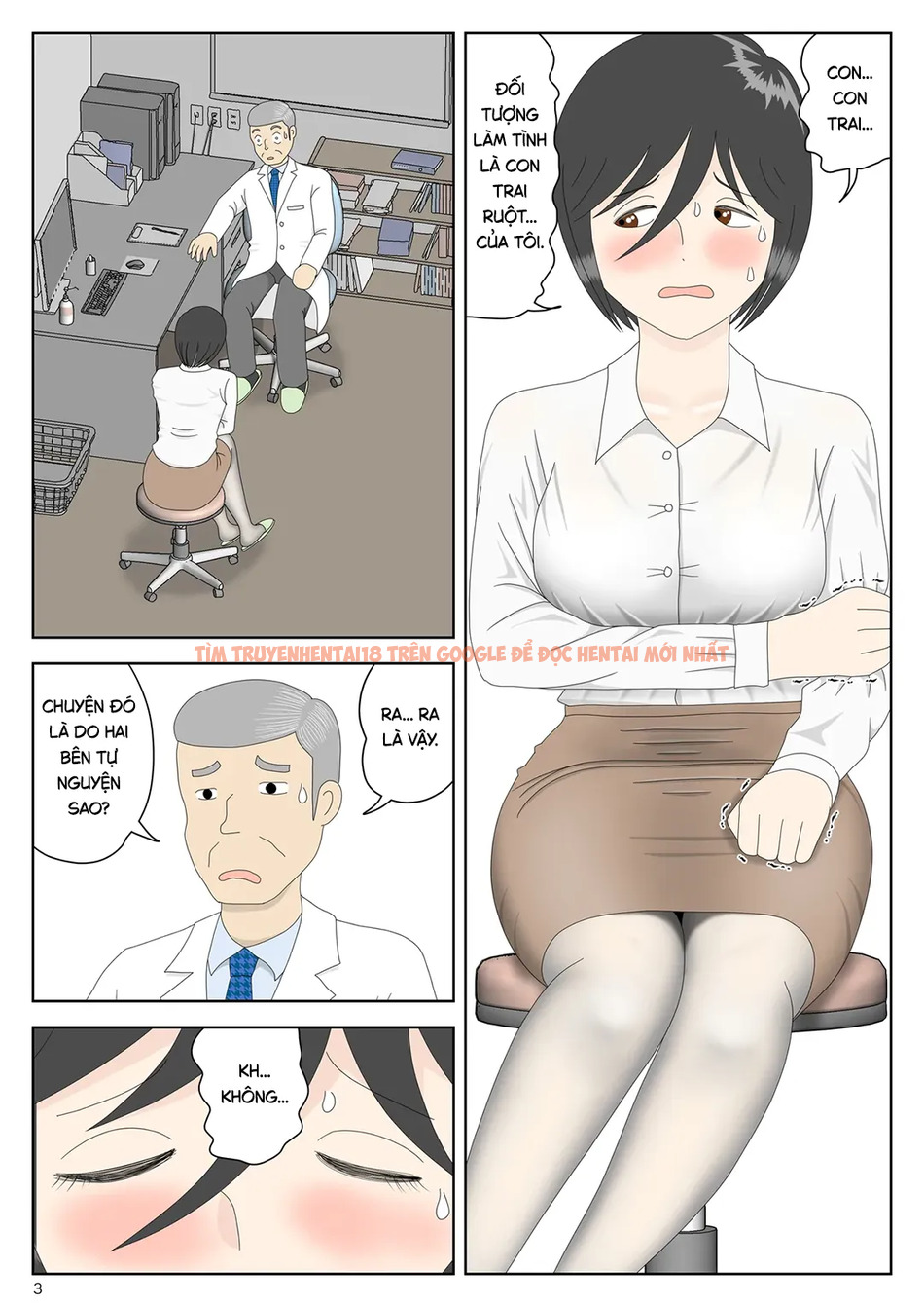 Xem ảnh page_003 trong truyện hentai Bị Mẹ Phát Hiện Đang Rình Trộm Thủ Dâm [Onaneta Kaa-san; Masturbating To Mom] - Chapter 7 Nguồn cảm hứng - hentaitvn.net