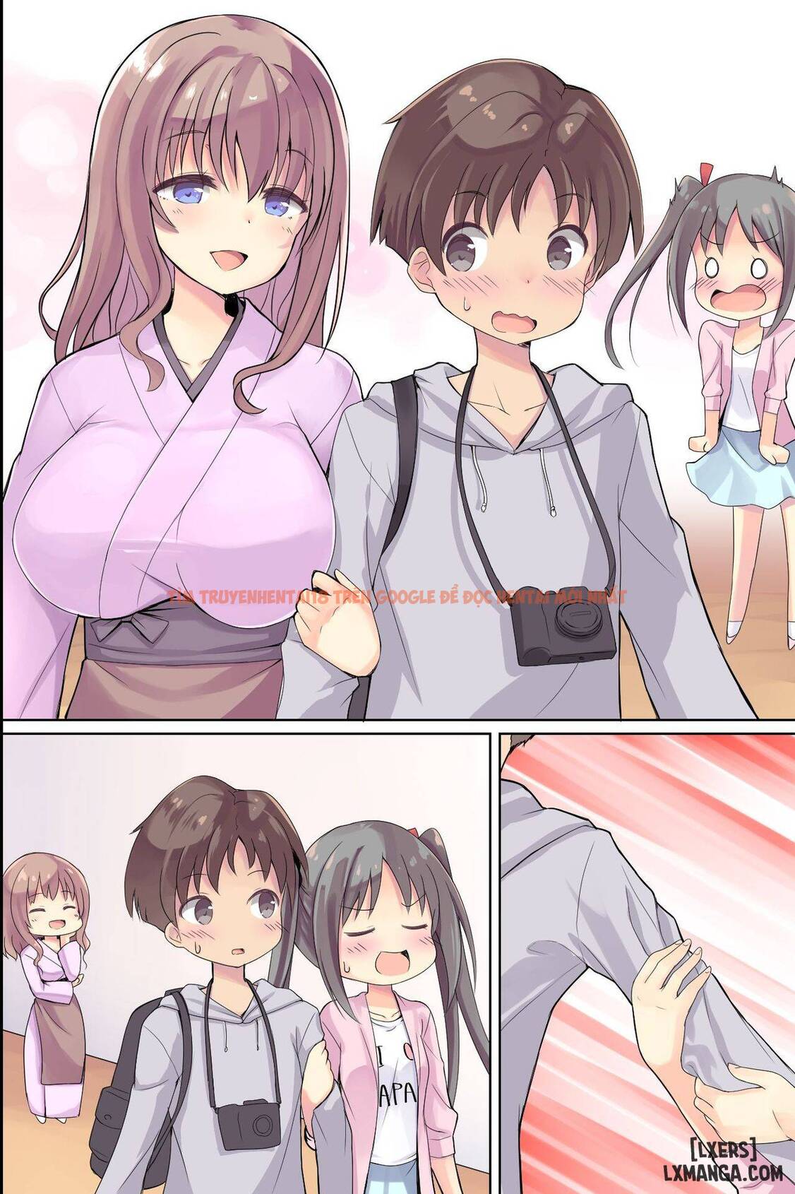 Xem ảnh 4 trong truyện hentai Bijin Wakaokami-tachi Ga Iyashite Kureru Ecchi - One Shot - hentaitvn.net