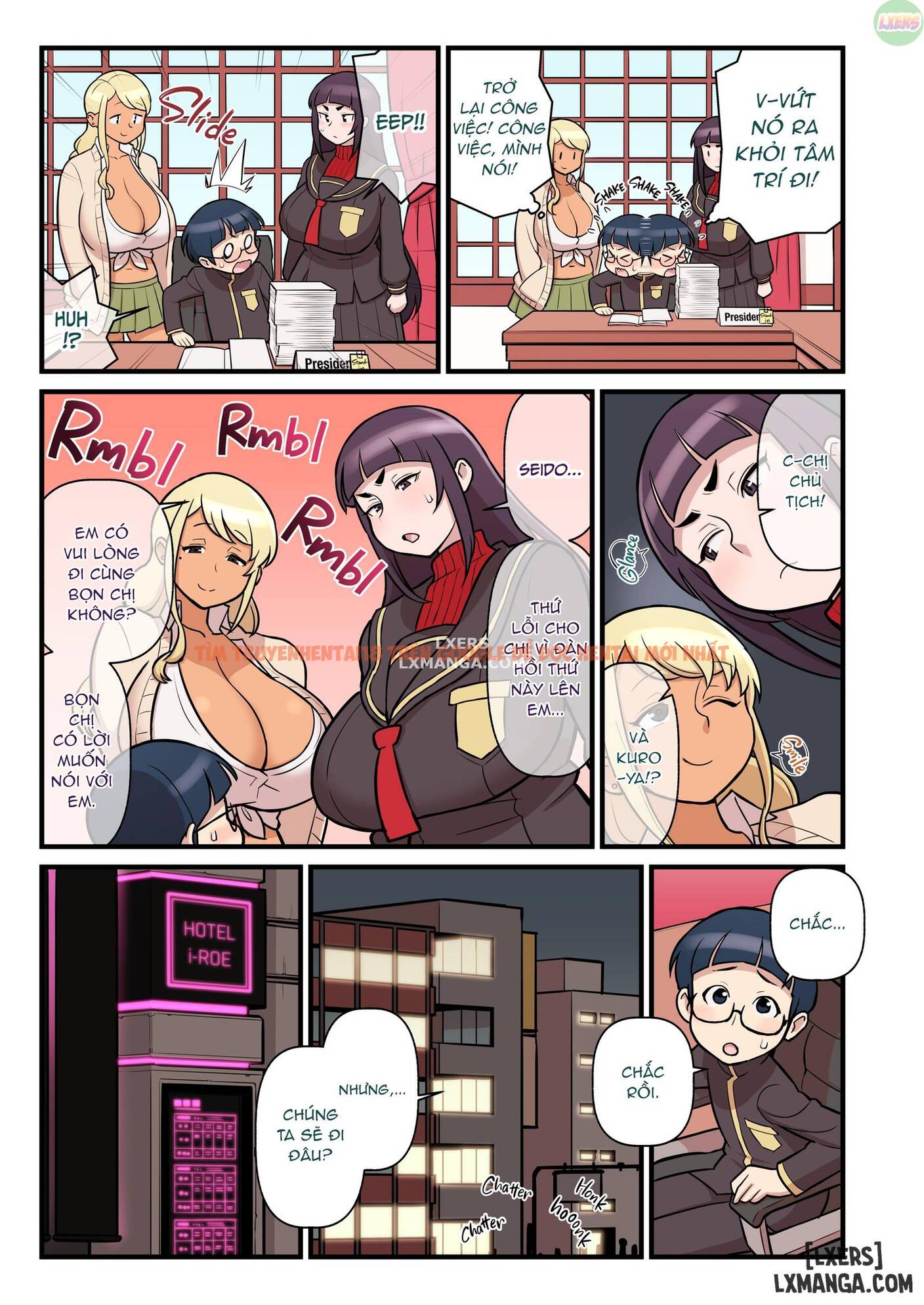 Trang truyện 12 trong truyện tranh Vú Bự Và Đội Kỷ Luật - Chap 2 - www.lxmanga.org