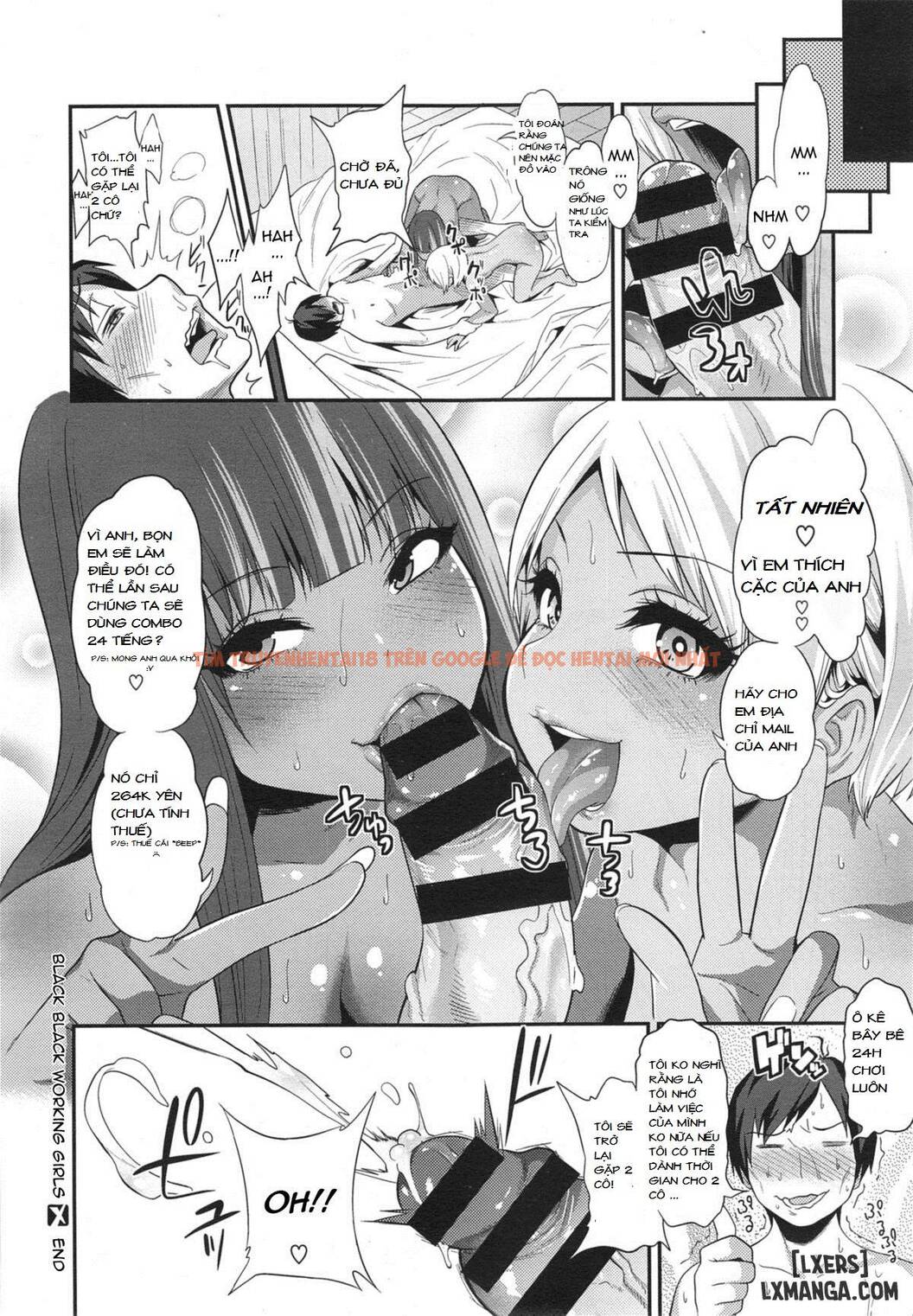 Xem ảnh 30 trong truyện hentai Black Black Work Girl - One Shot - hentaitvn.net