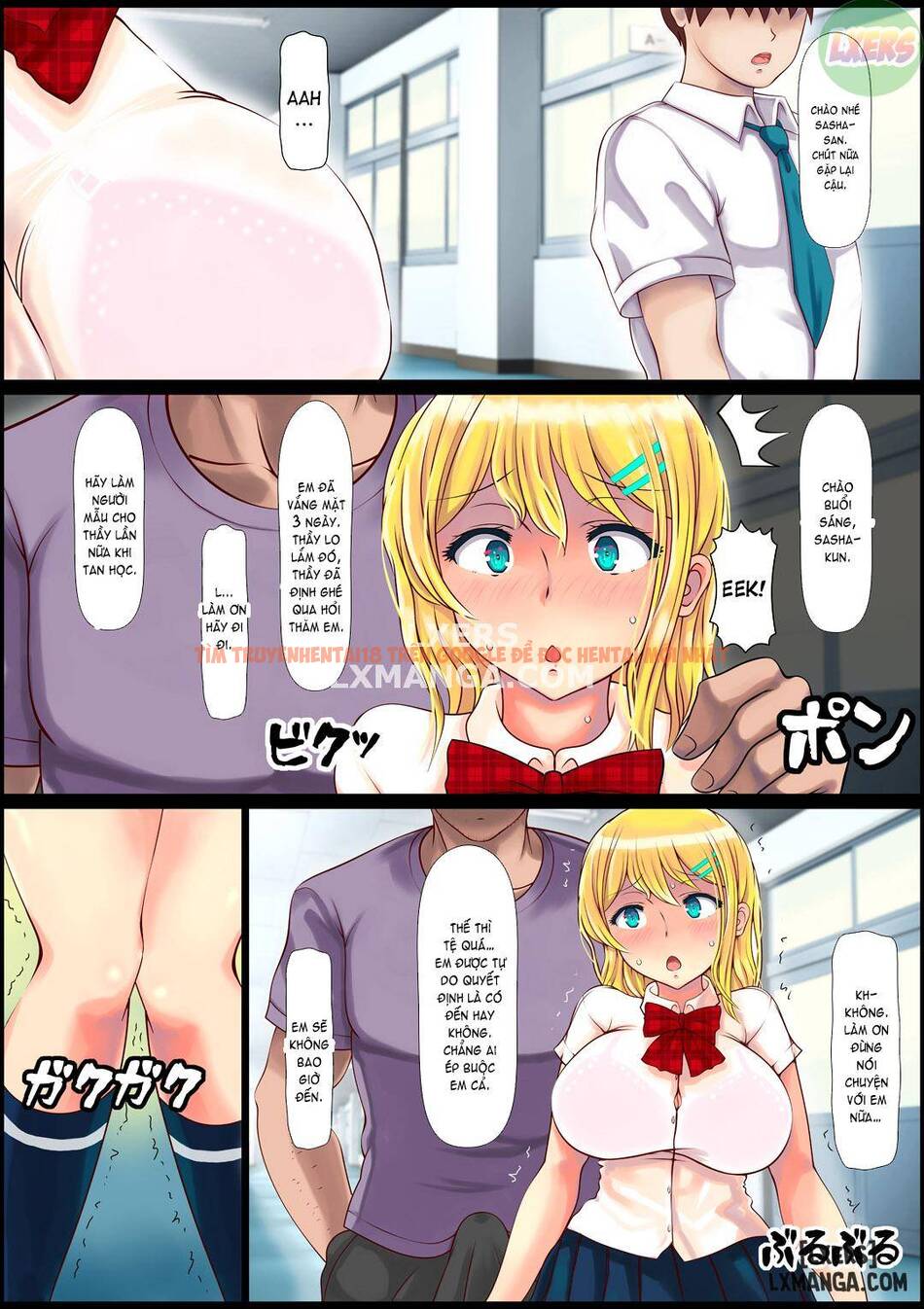 Trang truyện 15 trong truyện tranh Blond Joshi Ryuugakusei Tanetsuke Press Namahame Taiken - One Shot - www.truyentvn.net