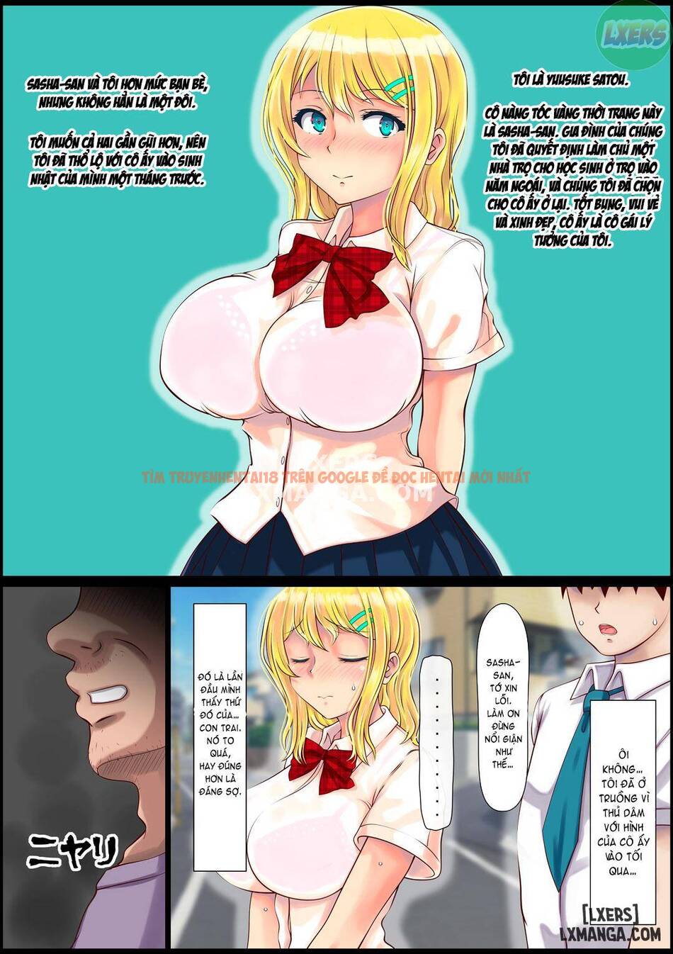 Trang truyện 3 trong truyện tranh Blond Joshi Ryuugakusei Tanetsuke Press Namahame Taiken - One Shot - www.truyentvn.net