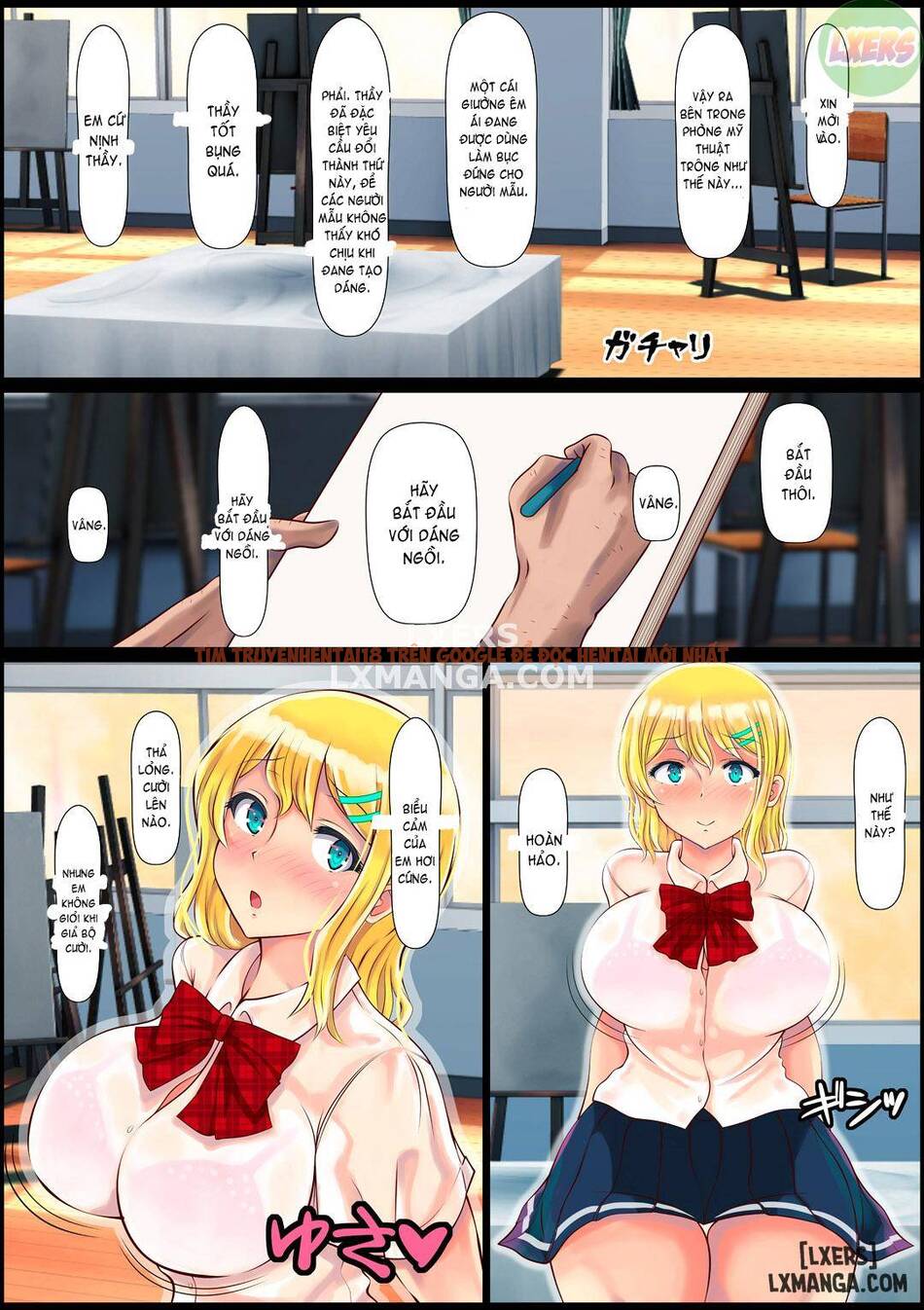 Trang truyện 6 trong truyện tranh Blond Joshi Ryuugakusei Tanetsuke Press Namahame Taiken - One Shot - www.truyentvn.net
