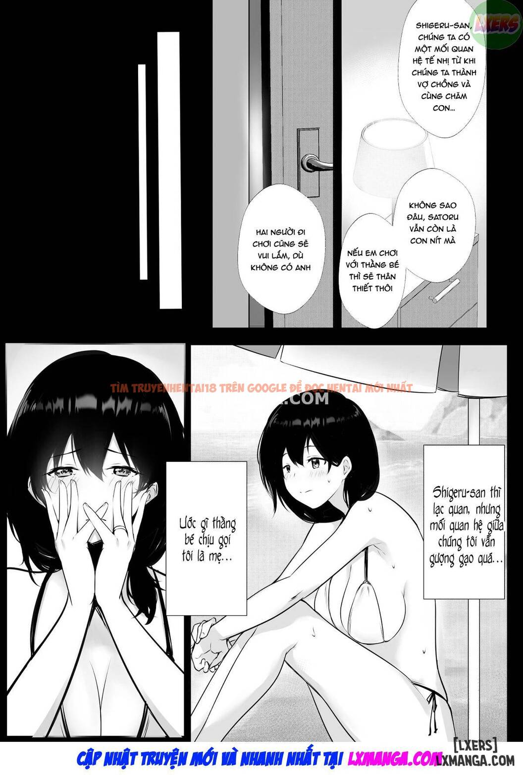 Trang truyện 13 trong truyện tranh Mùa Hè Mẹ Kế Tôi Thích Đã Bị Đám Đàn Ông Hiếp Dâm Mang Thai - Chap 1 - lxmanga.org