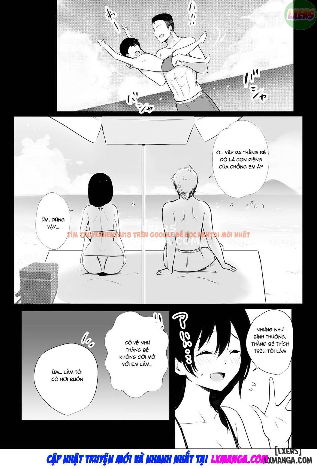 Trang truyện 18 trong truyện tranh Mùa Hè Mẹ Kế Tôi Thích Đã Bị Đám Đàn Ông Hiếp Dâm Mang Thai - Chap 1 - lxmanga.org