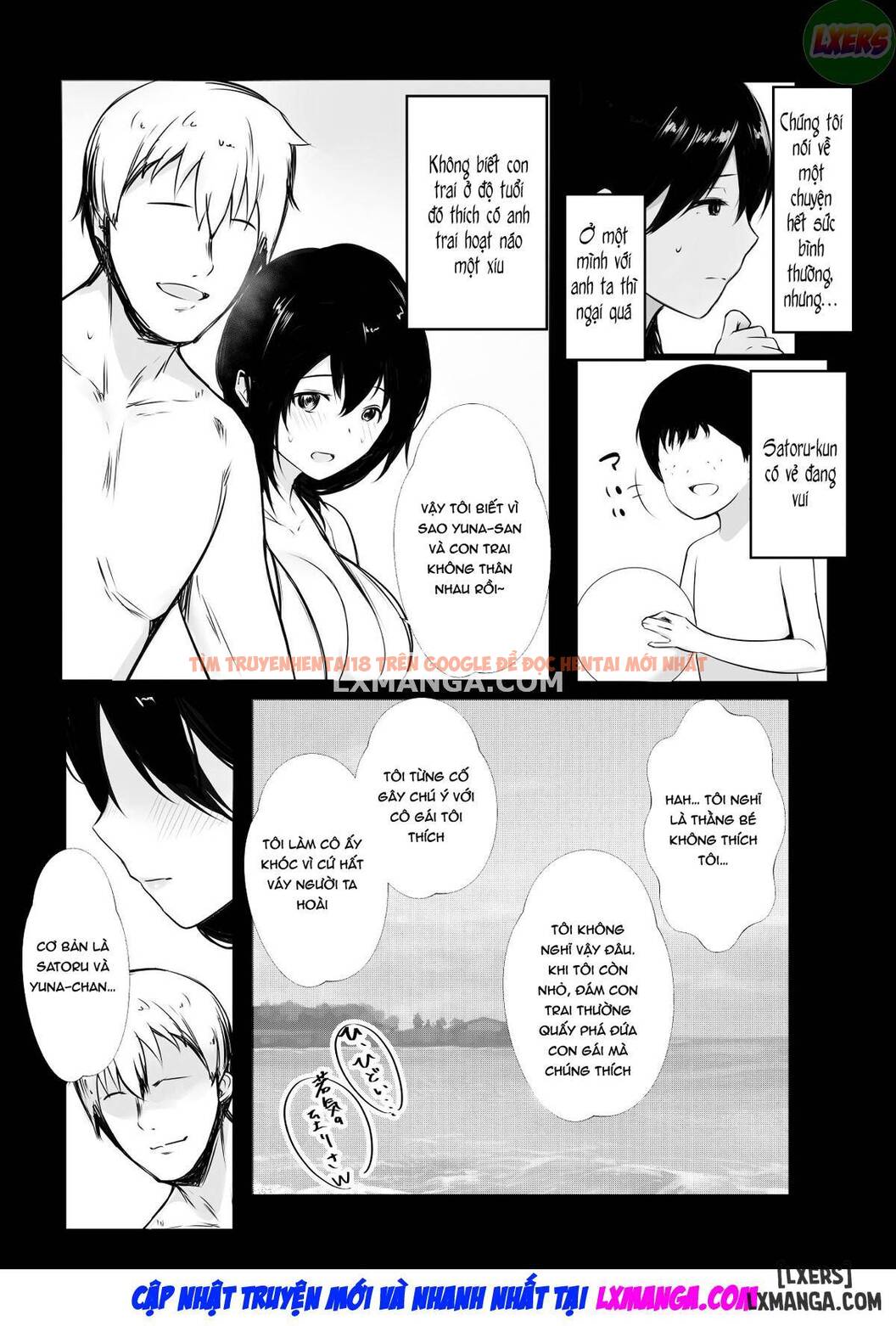 Trang truyện 19 trong truyện tranh Mùa Hè Mẹ Kế Tôi Thích Đã Bị Đám Đàn Ông Hiếp Dâm Mang Thai - Chap 1 - lxmanga.org