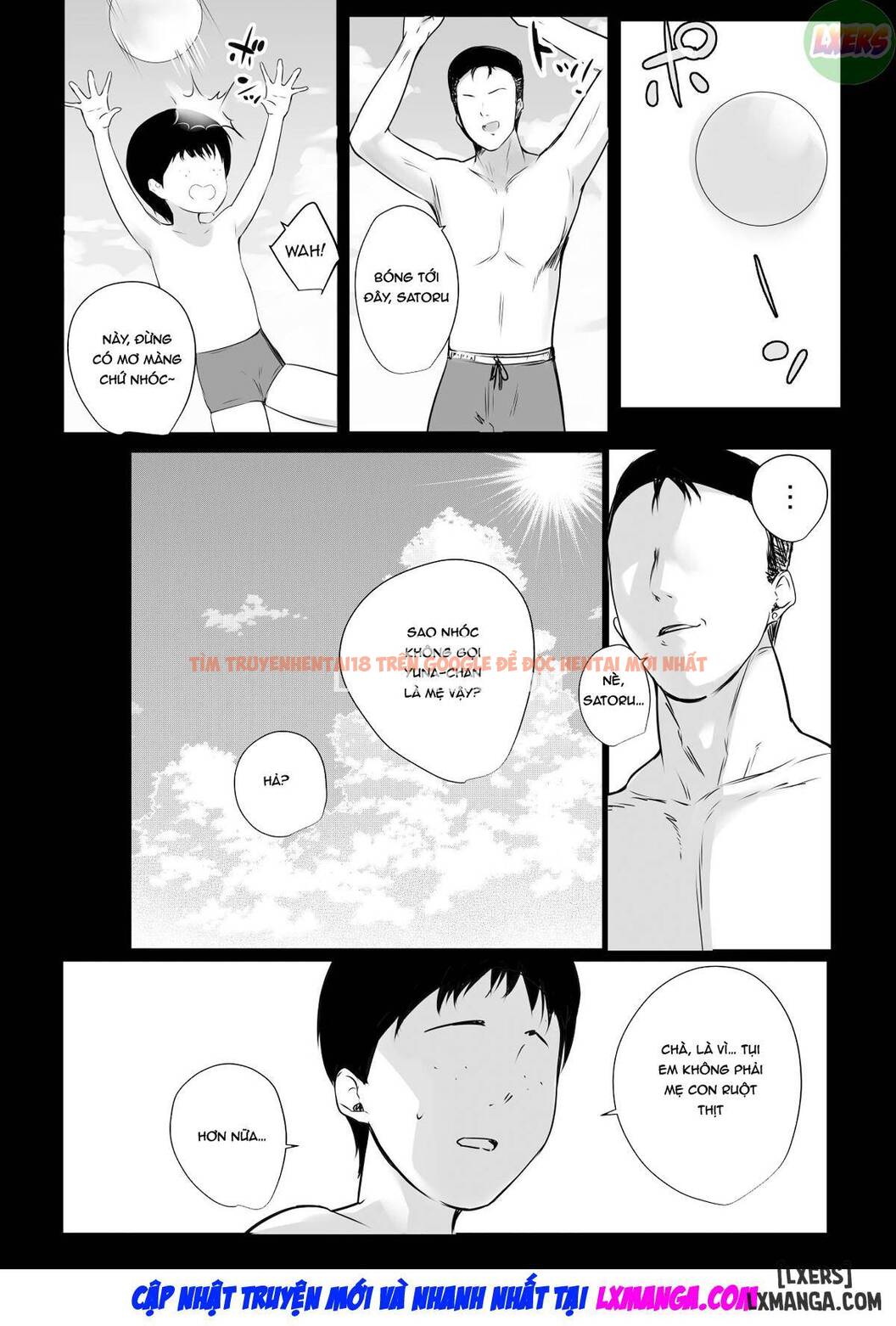 Trang truyện 33 trong truyện tranh Mùa Hè Mẹ Kế Tôi Thích Đã Bị Đám Đàn Ông Hiếp Dâm Mang Thai - Chap 1 - lxmanga.org