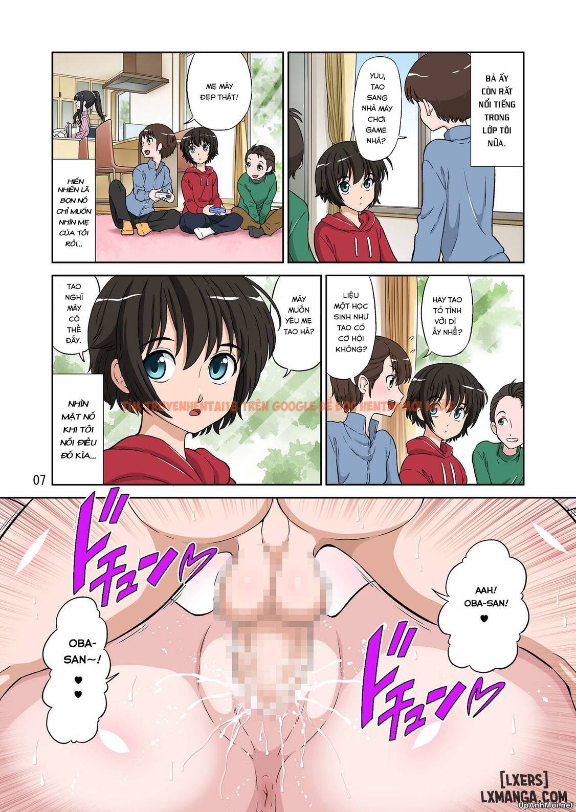 Trang truyện 6 trong truyện tranh Boku No Bimama O Tomodachi Ga Dakitai Toiu No De Mechakucha Sex Sasete Mita - One Shot - www.truyentvn.net