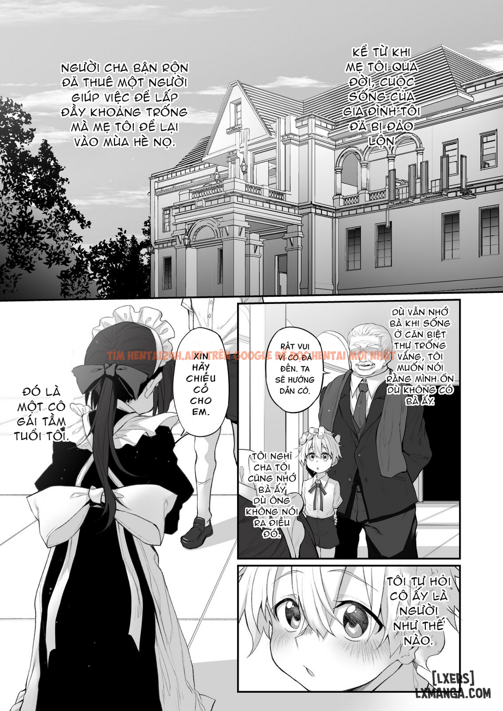 Trang truyện 3 trong truyện tranh Boku No Hatsukoi Maid Ga Otou-sama Ni Netorareru Wake Ga Nai - One Shot - lxmanga.org