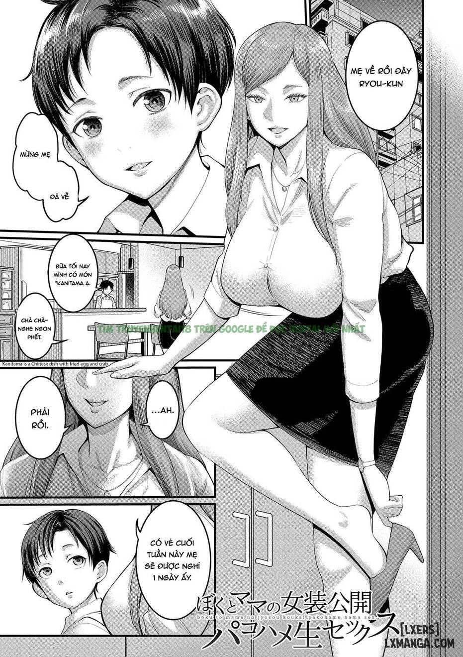 Hình ảnh 0 trong Boku To Mama No Josou Koukai Pakohame Nama Sex - One Shot