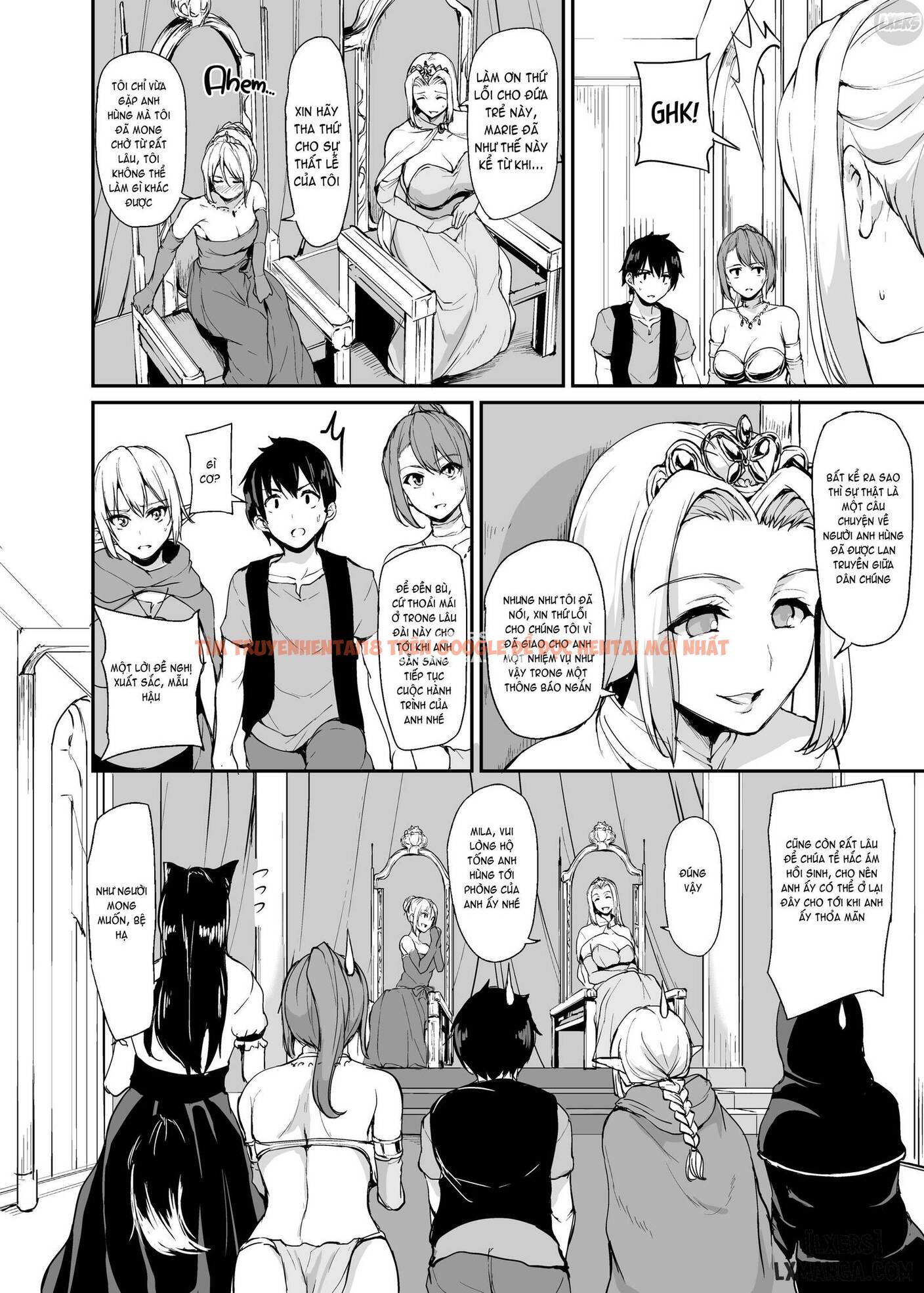 Trang truyện 4 trong truyện tranh Câu Chuyện Về Harem Ở Dị Giới - Chap 3 - lxmanga.org