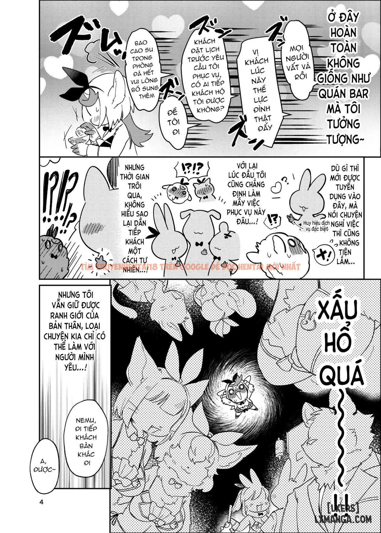 Xem ảnh page_004 trong truyện hentai Chào Mừng Quý Khách Đến Với Quán Bar Thỏ Bay Bổng - One Shot - hentaitvn.net