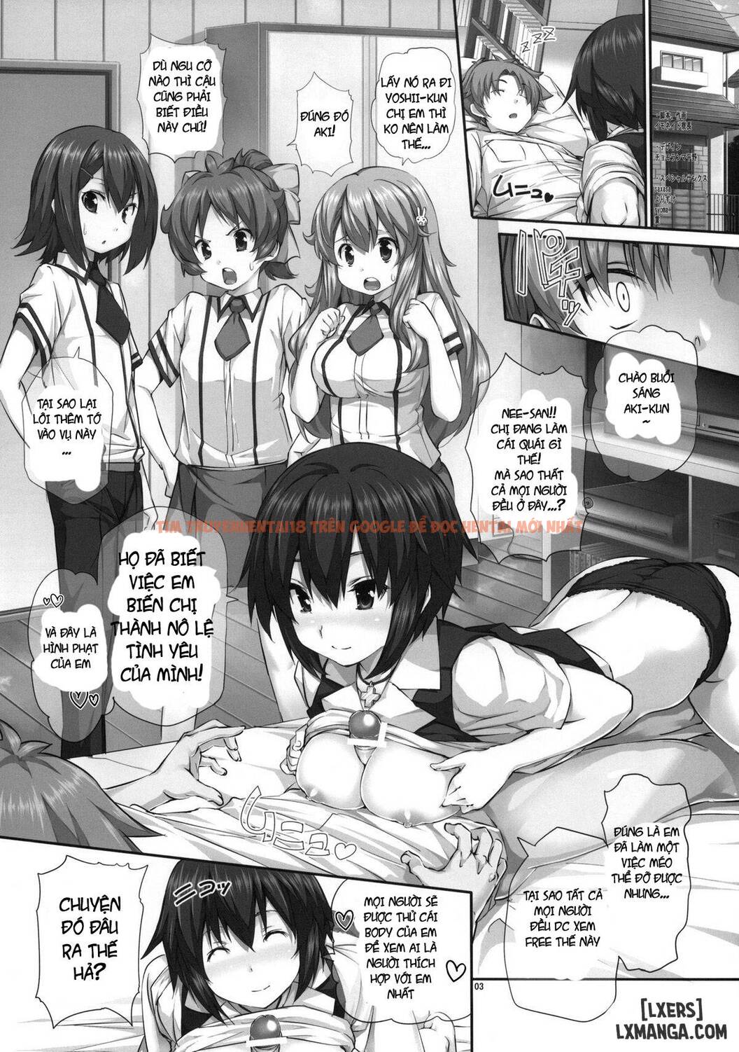 Xem ảnh 1 trong truyện hentai Chichi To Bust To Oppaichuu 2 - One Shot - hentaitvn.net