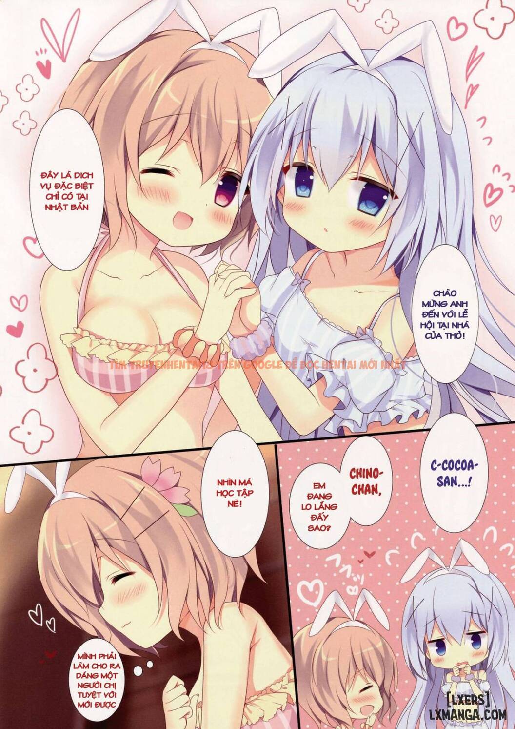 Xem ảnh Chino To Kokoa No Himitsu No Kanshasai - One Shot - 3 - HentaiTruyen.fun